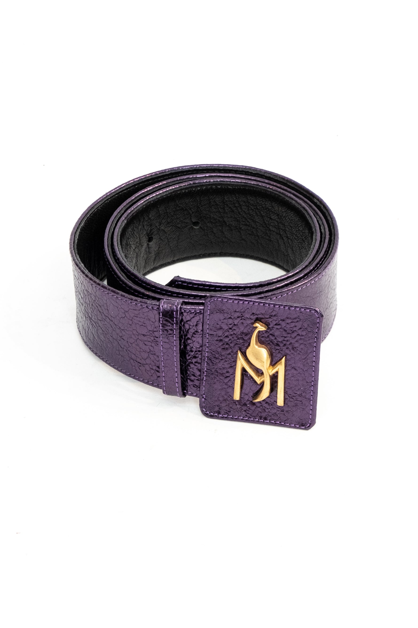 Handmade Belt Plum