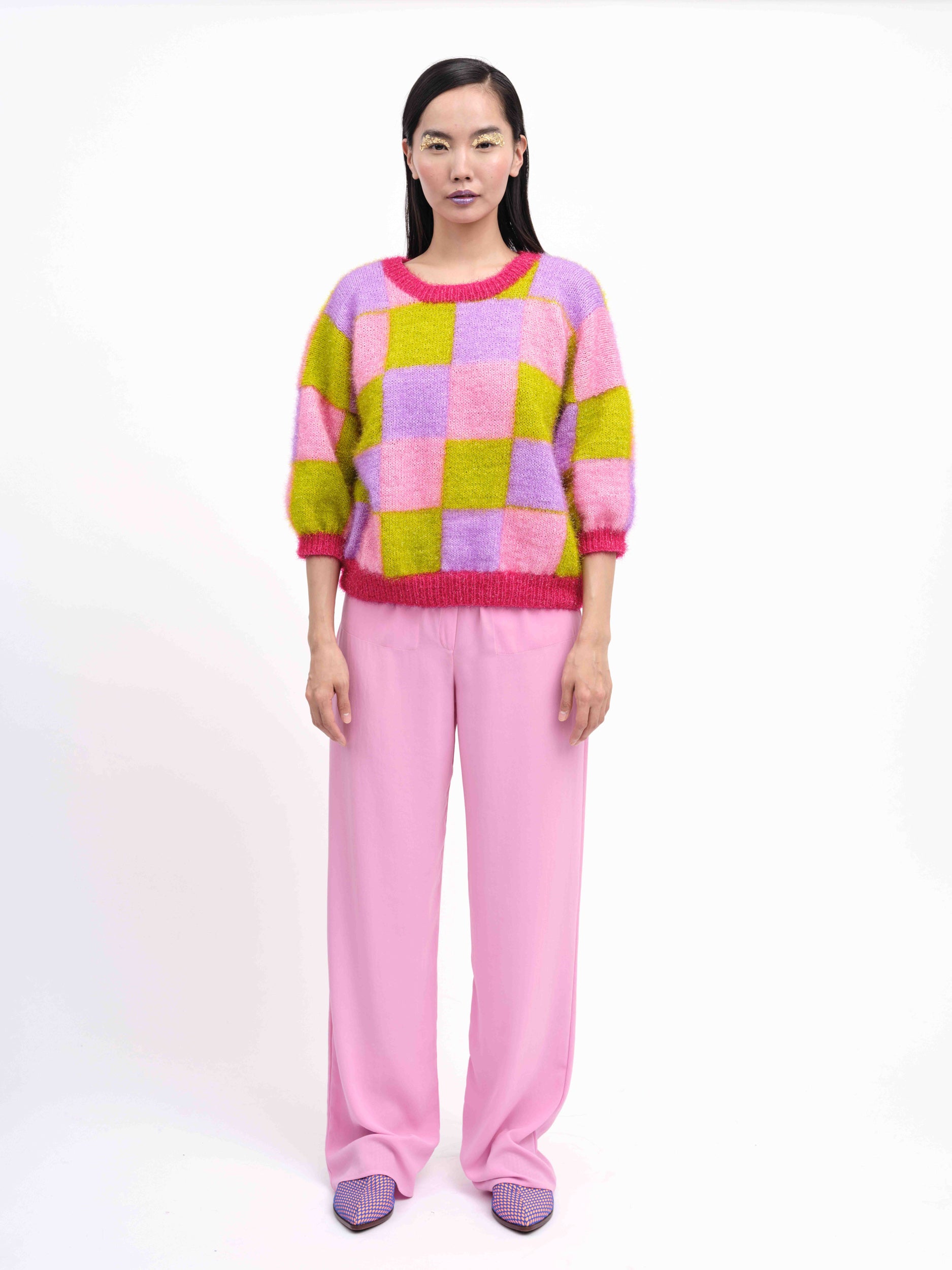 Handmade Pullover Check