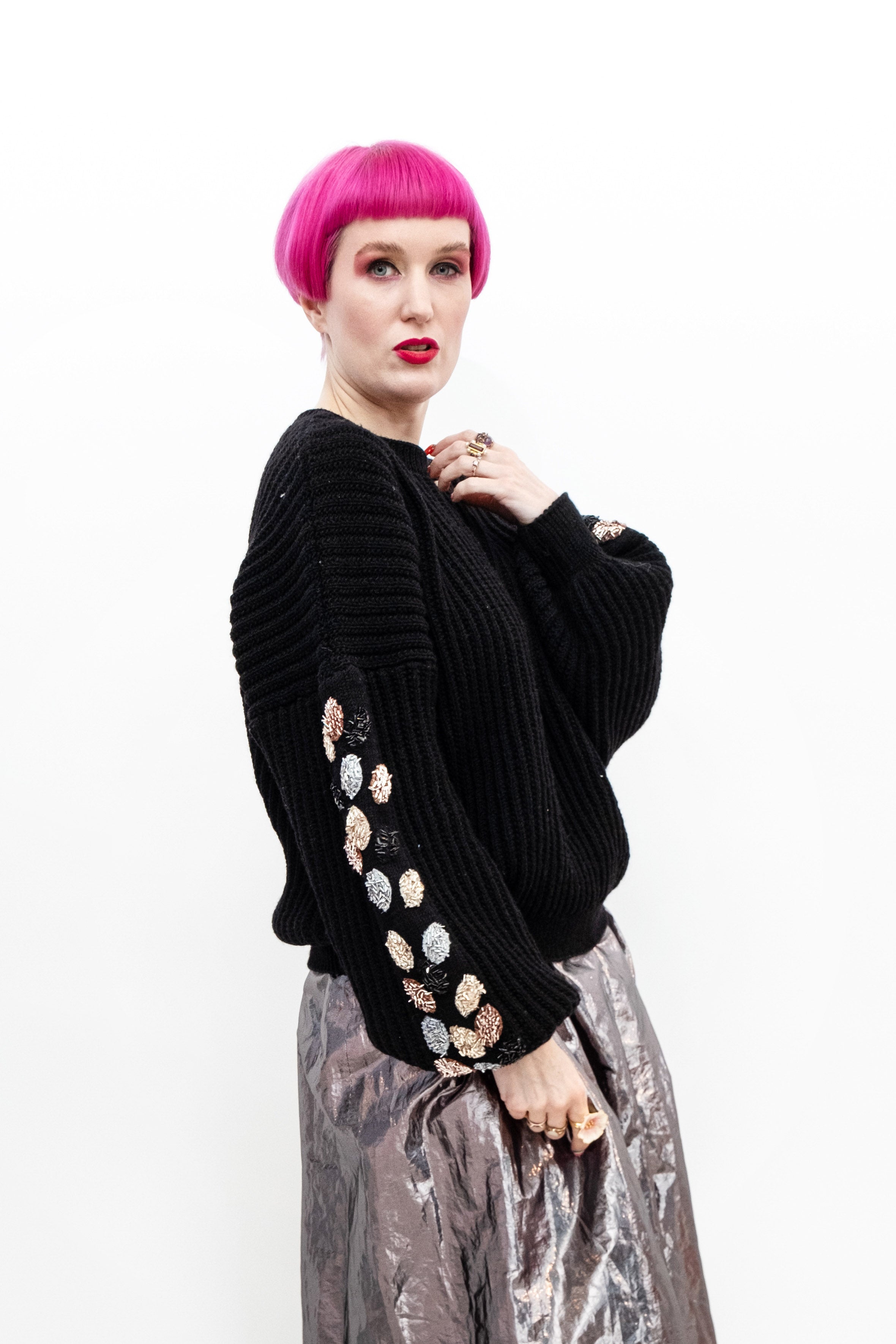 Handmade Pullover Black