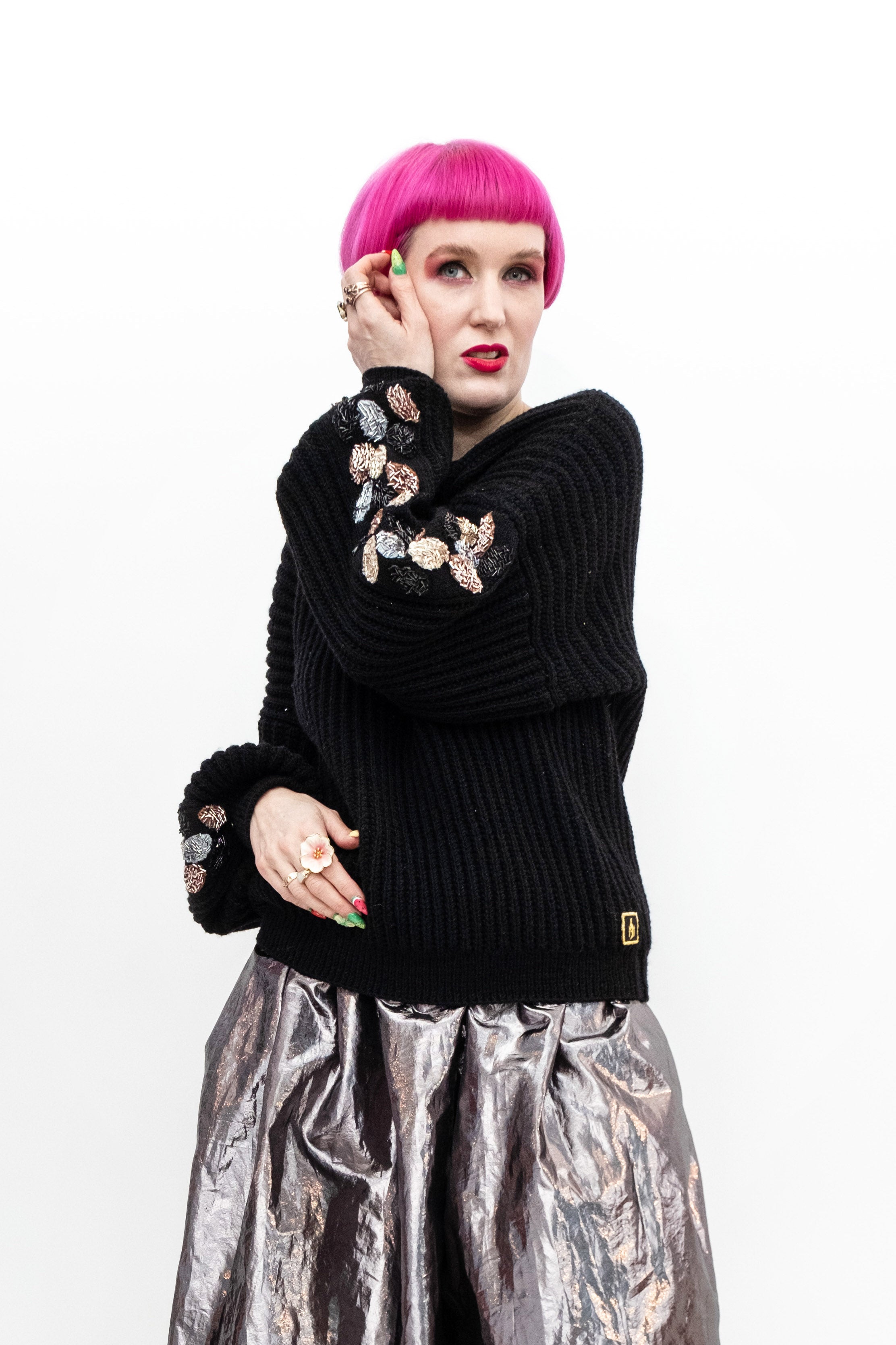 Handmade Pullover Black