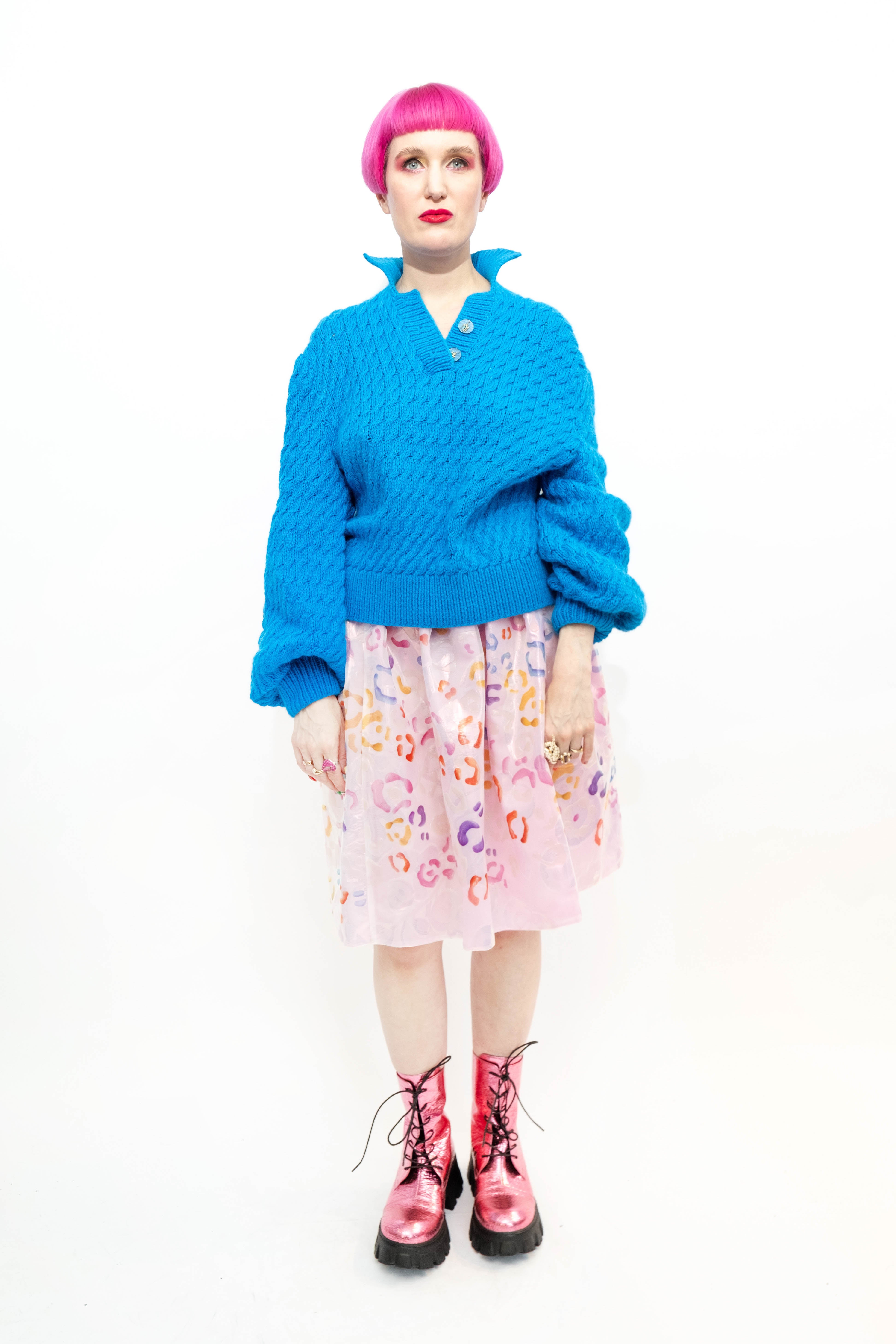 Handmade Pullover Blue