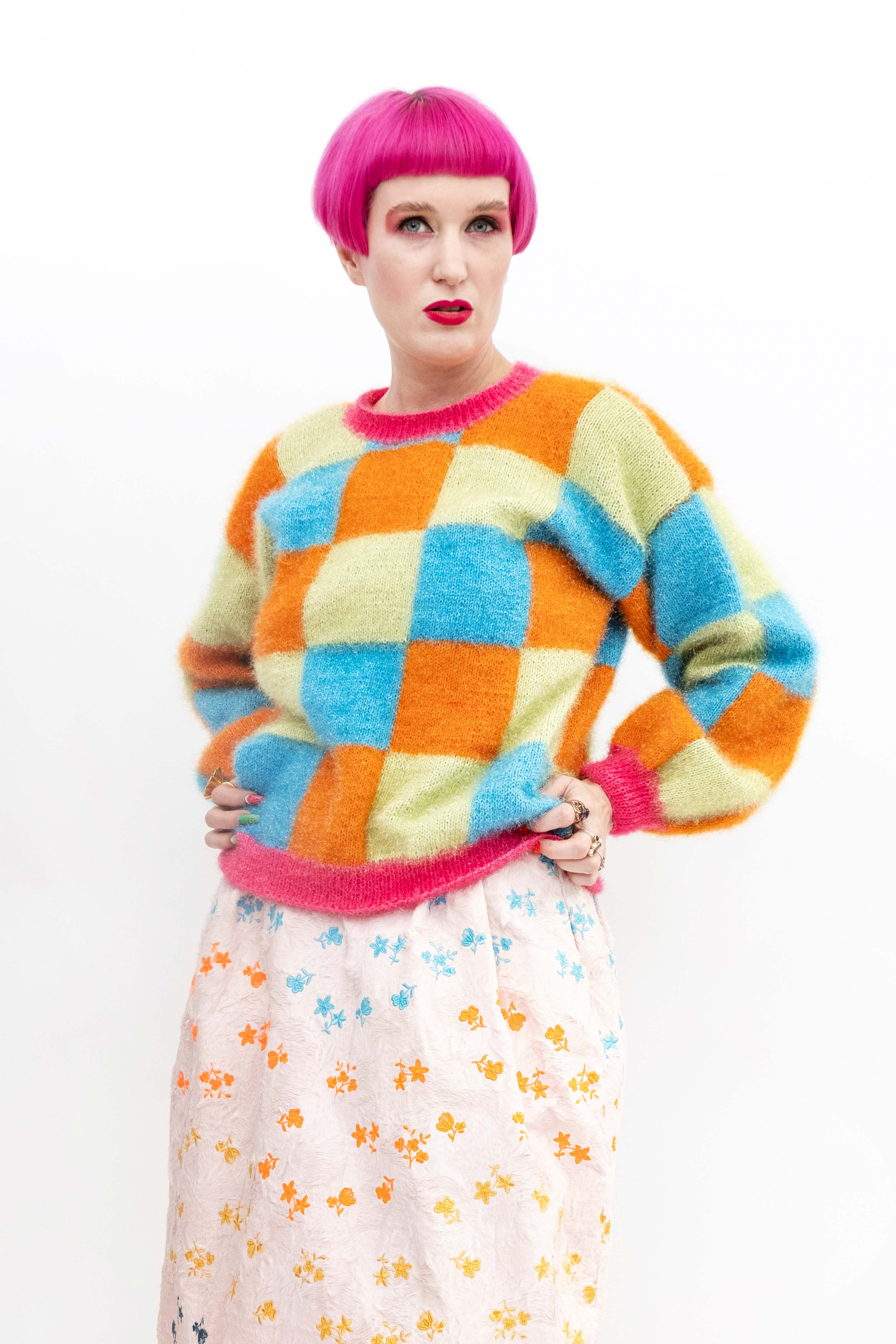 Handmade Pullover Check