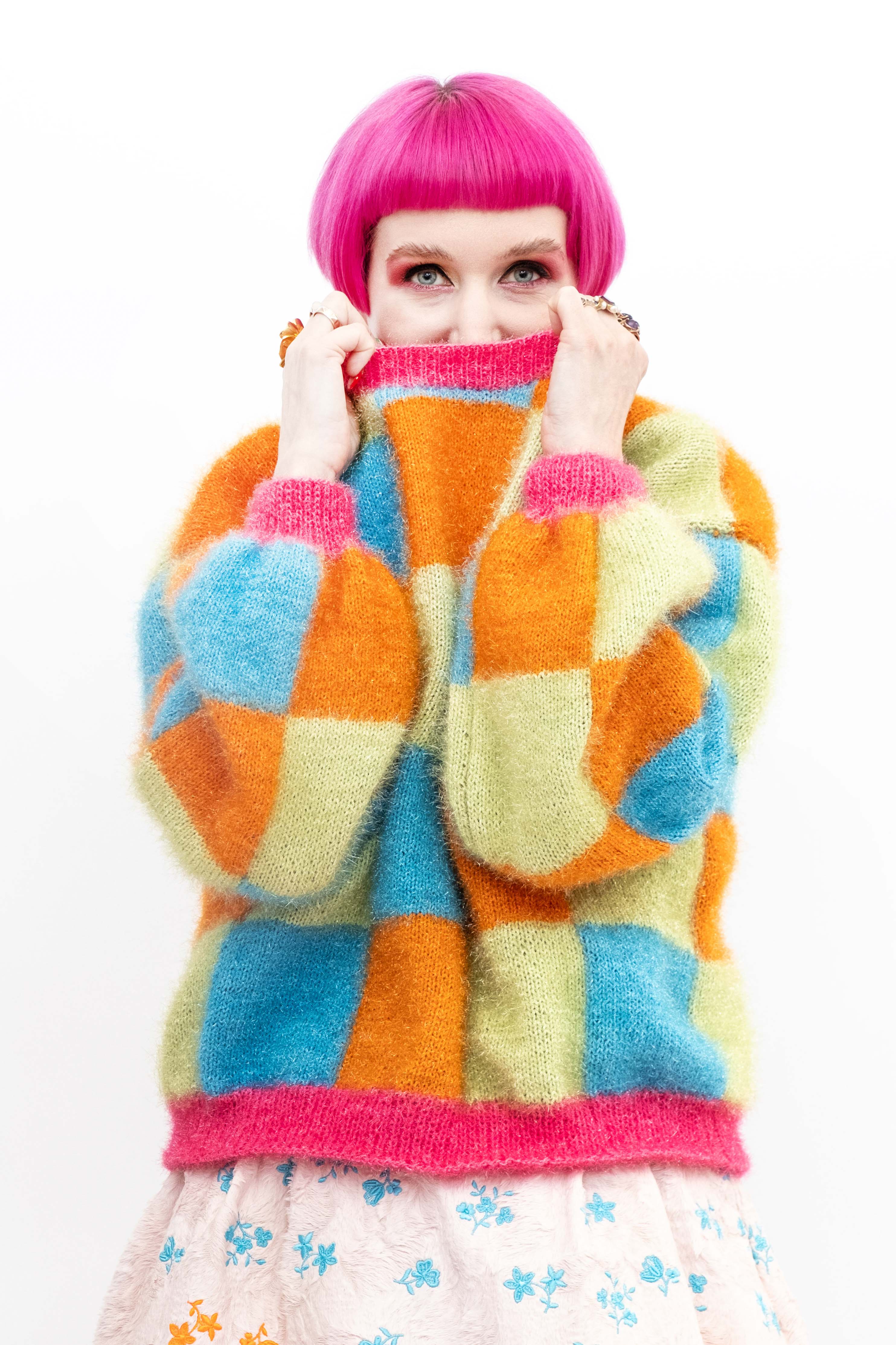 Handmade Pullover Check