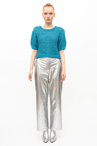 Handmade Pullover Turquoise