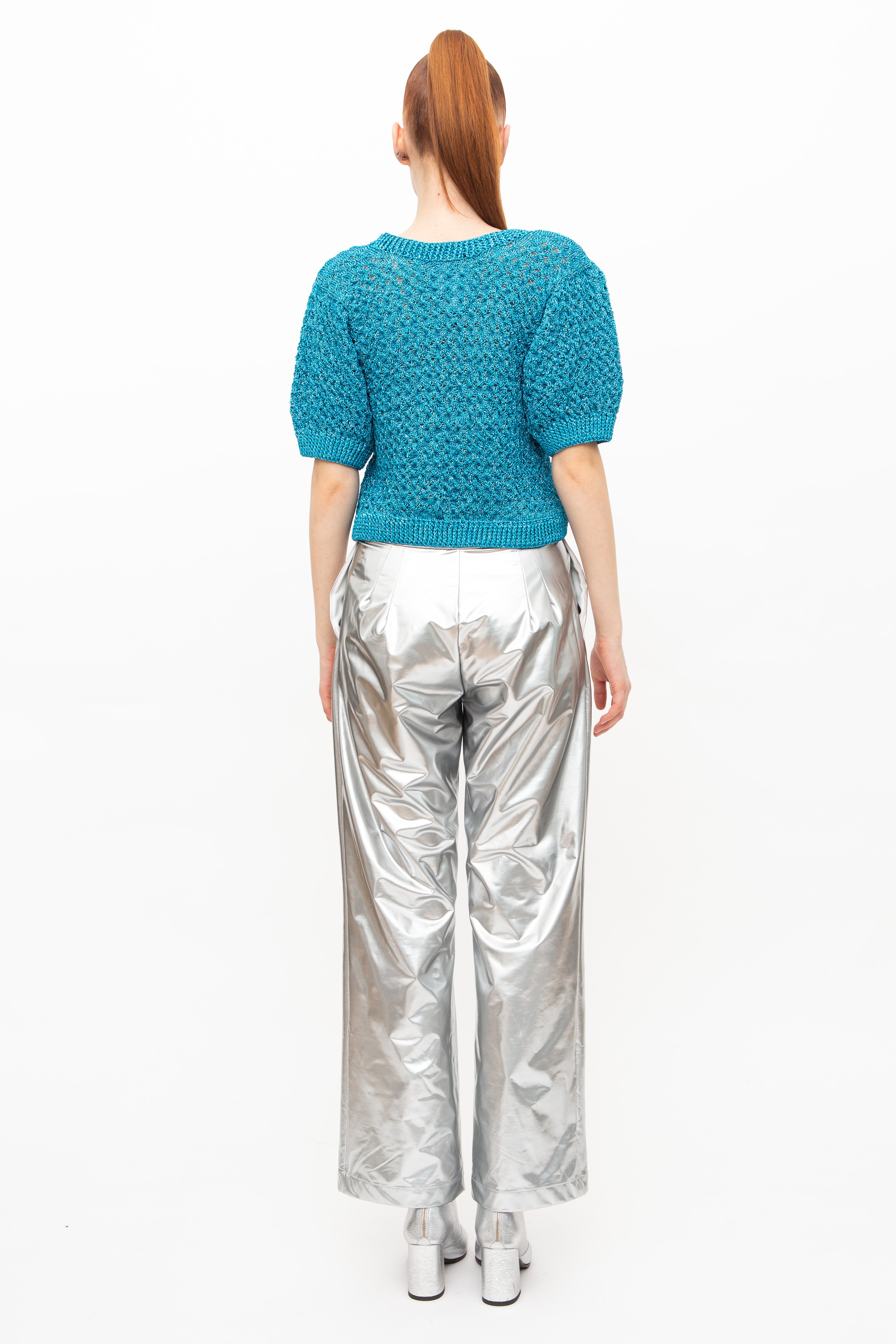 Handmade Pullover Turquoise