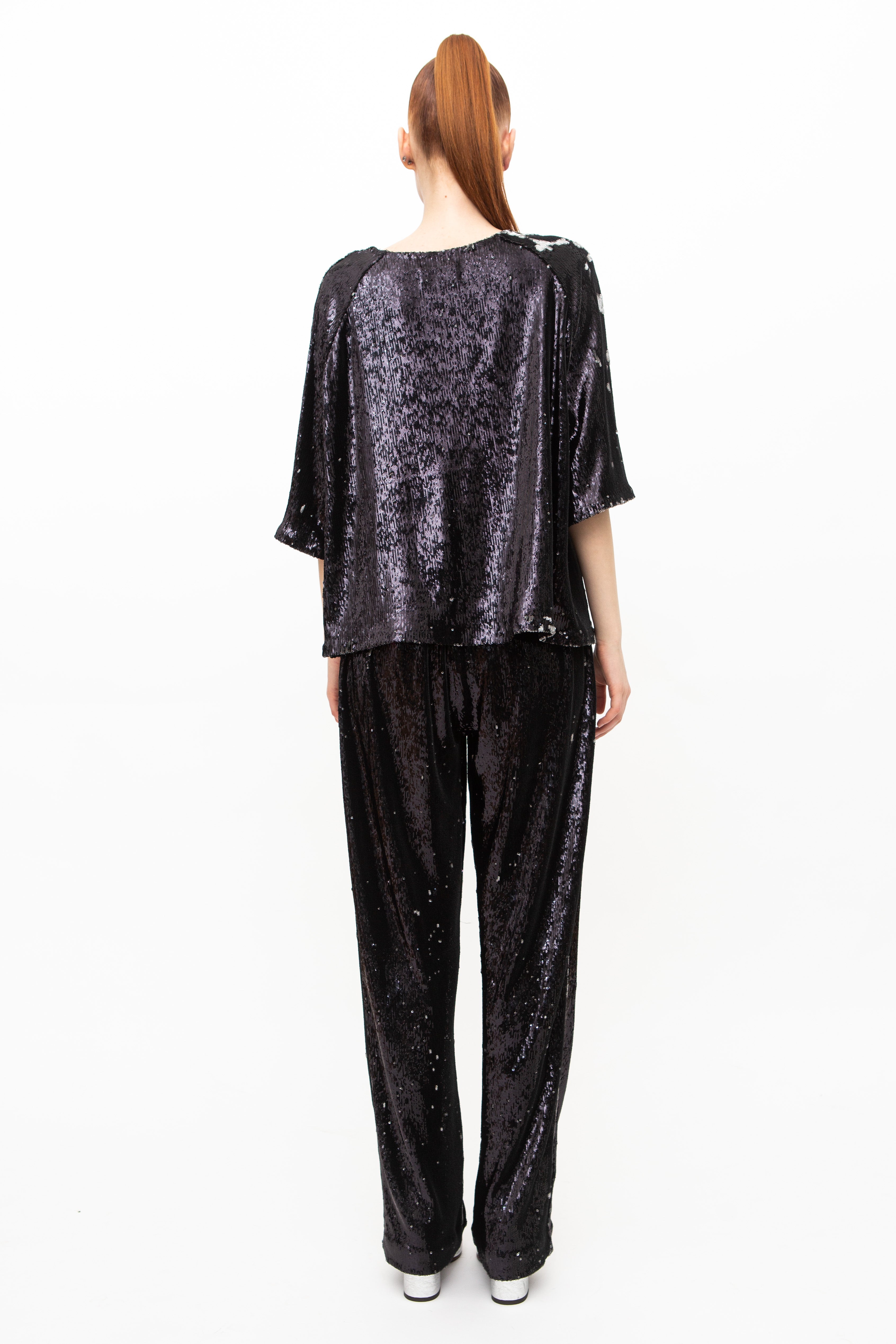 Shirt Sequins Black - GFC Milan