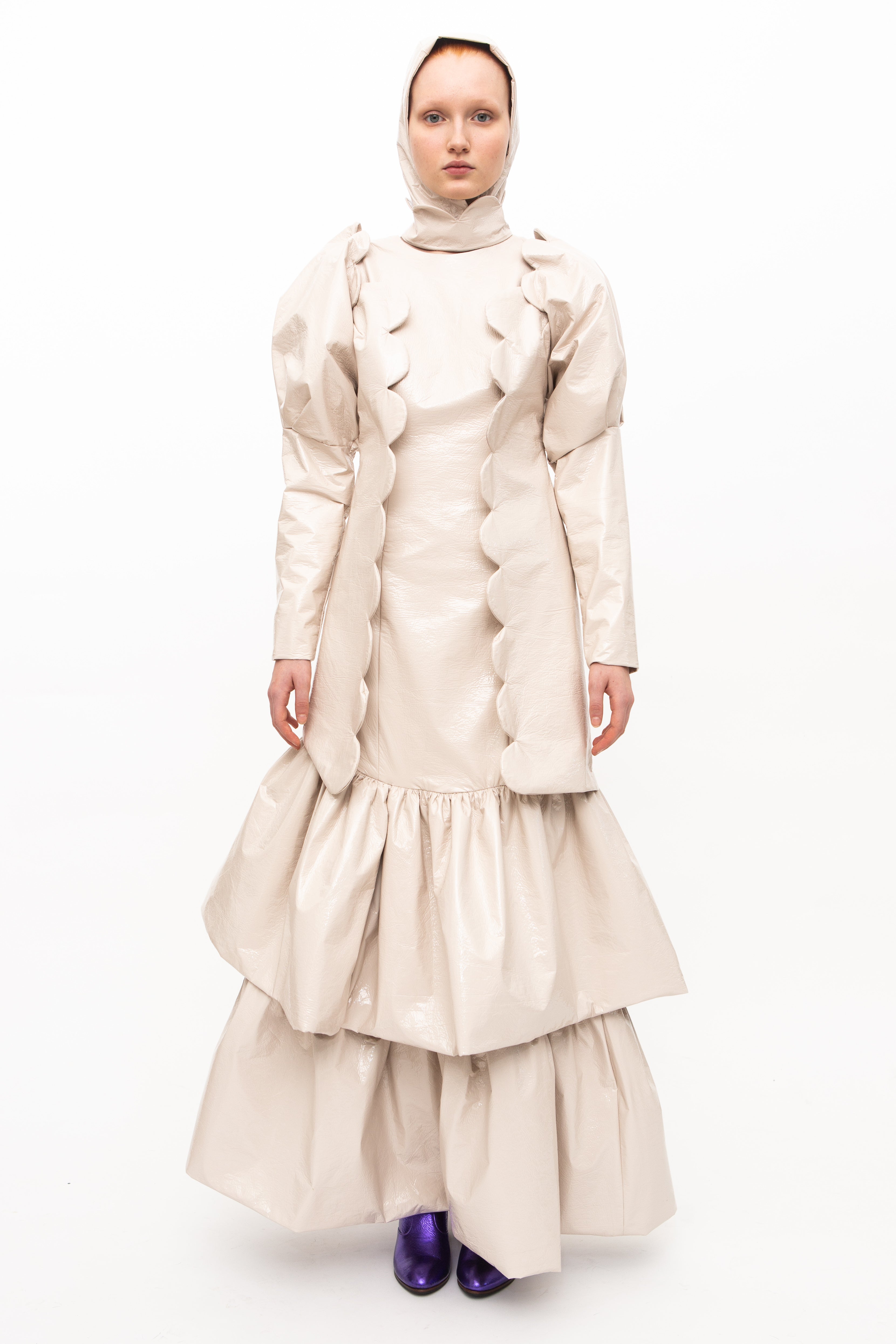Coat Oversize Creme St. Moritz handmade