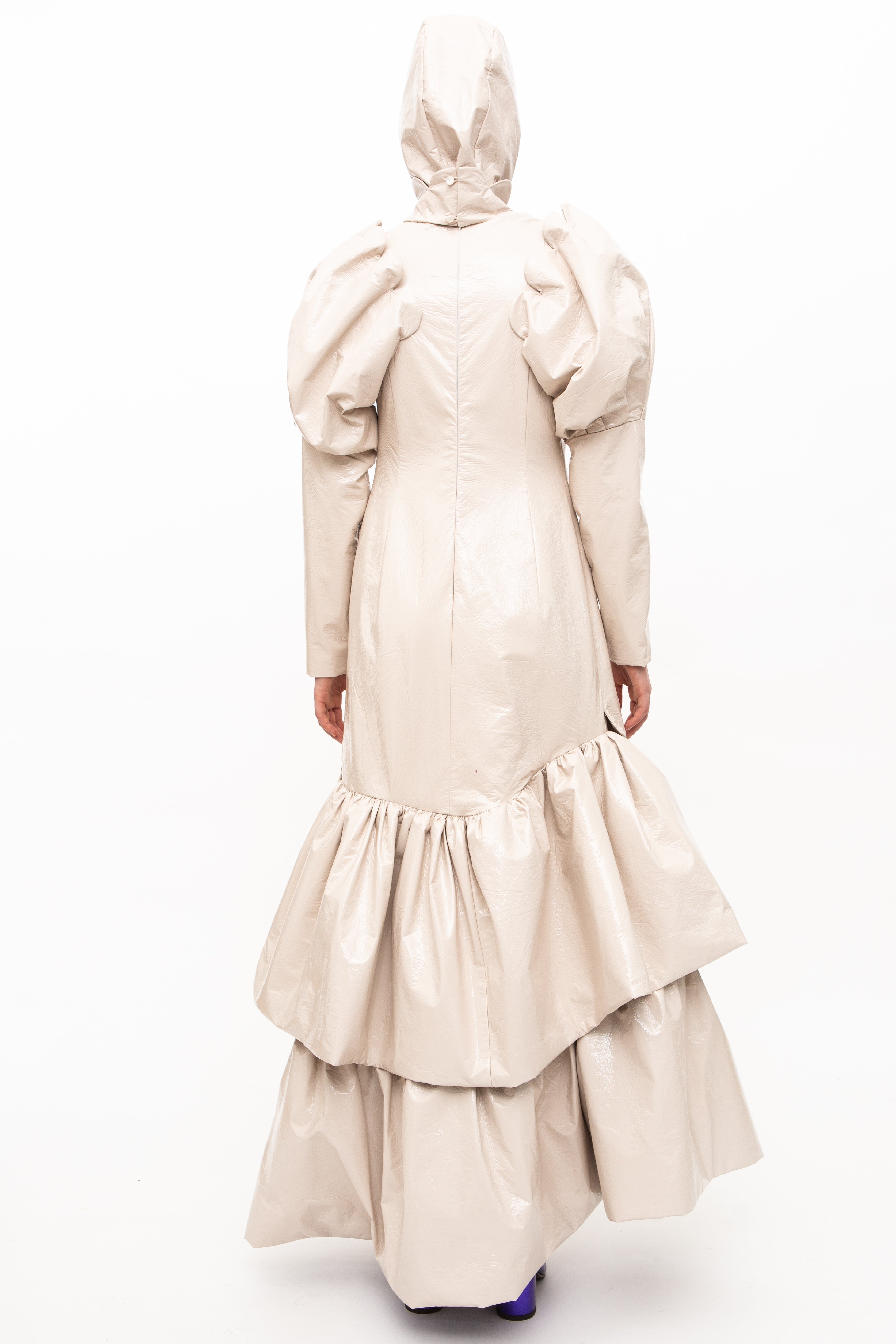 Coat Oversize Creme St. Moritz handmade