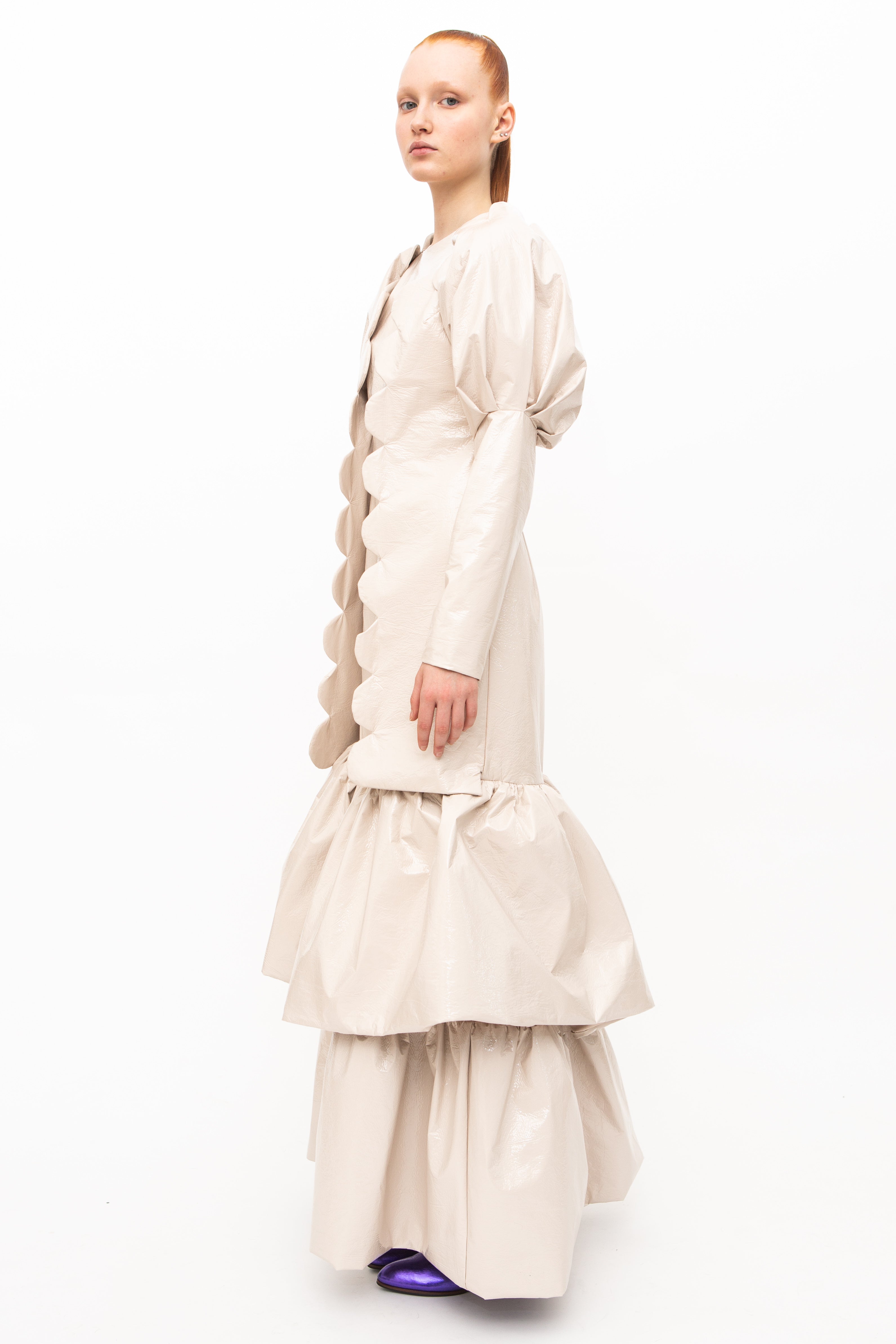 Coat Oversize Creme St. Moritz handmade