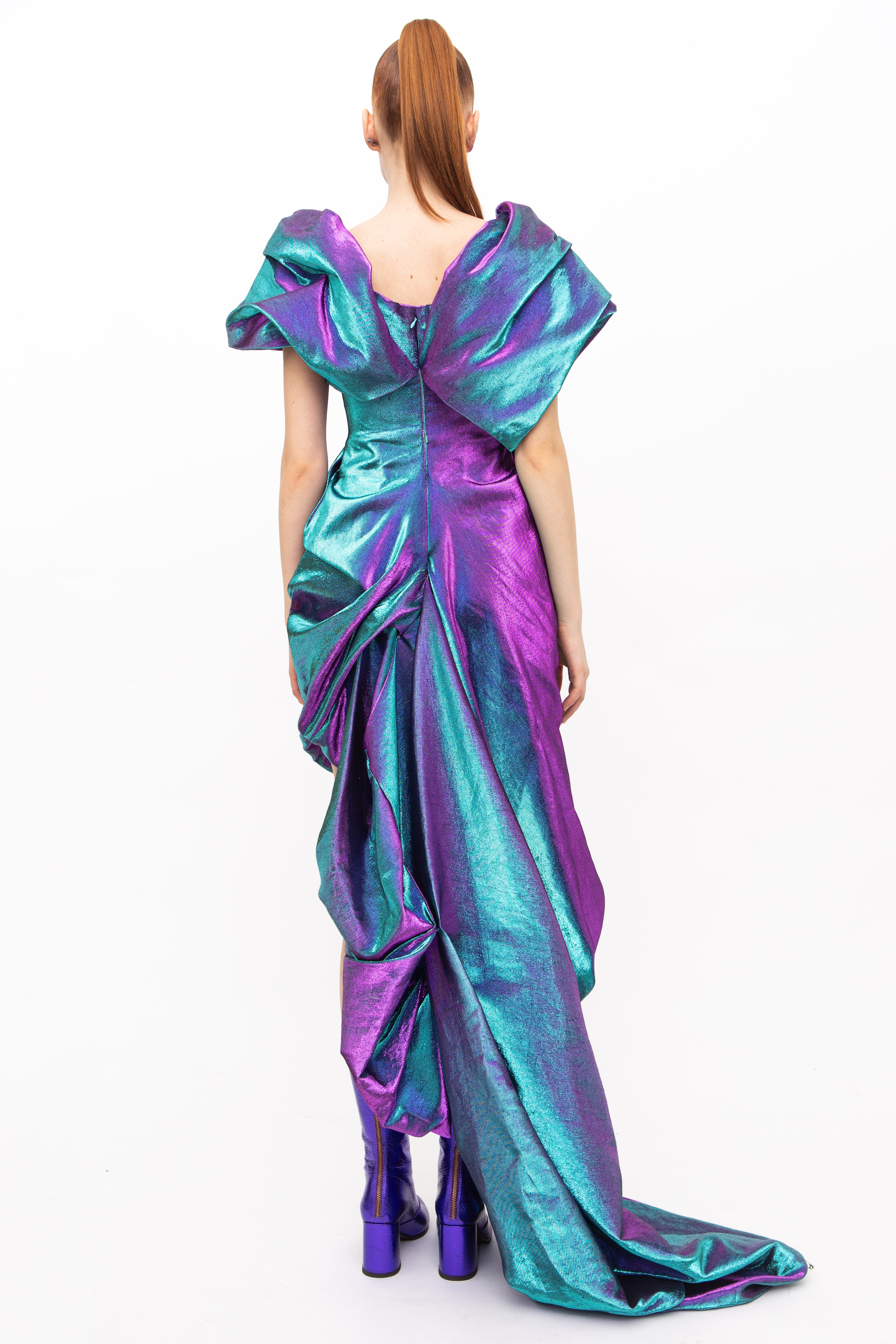 Dress Two Toned Purple