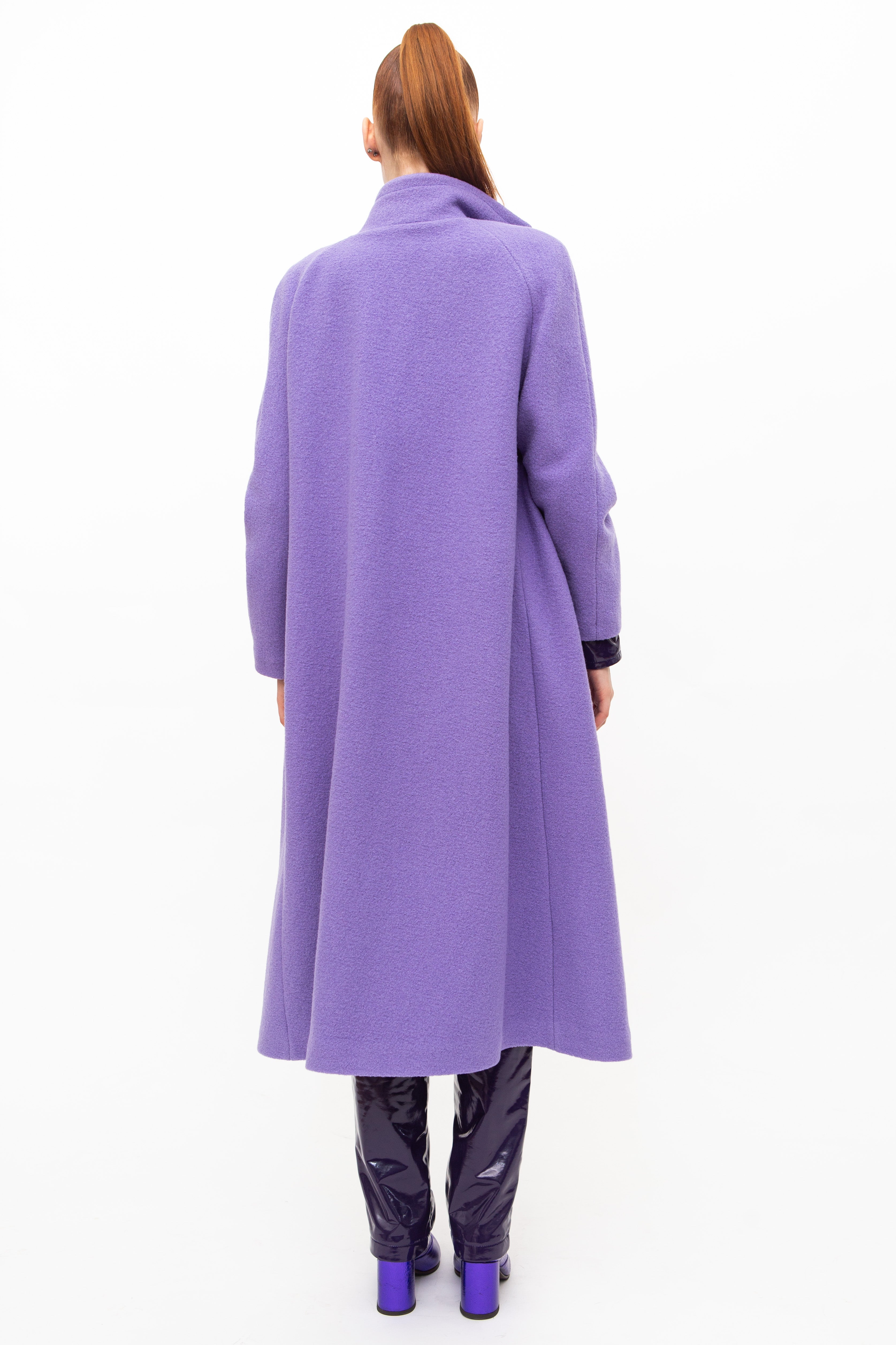 Coat Wool Purple