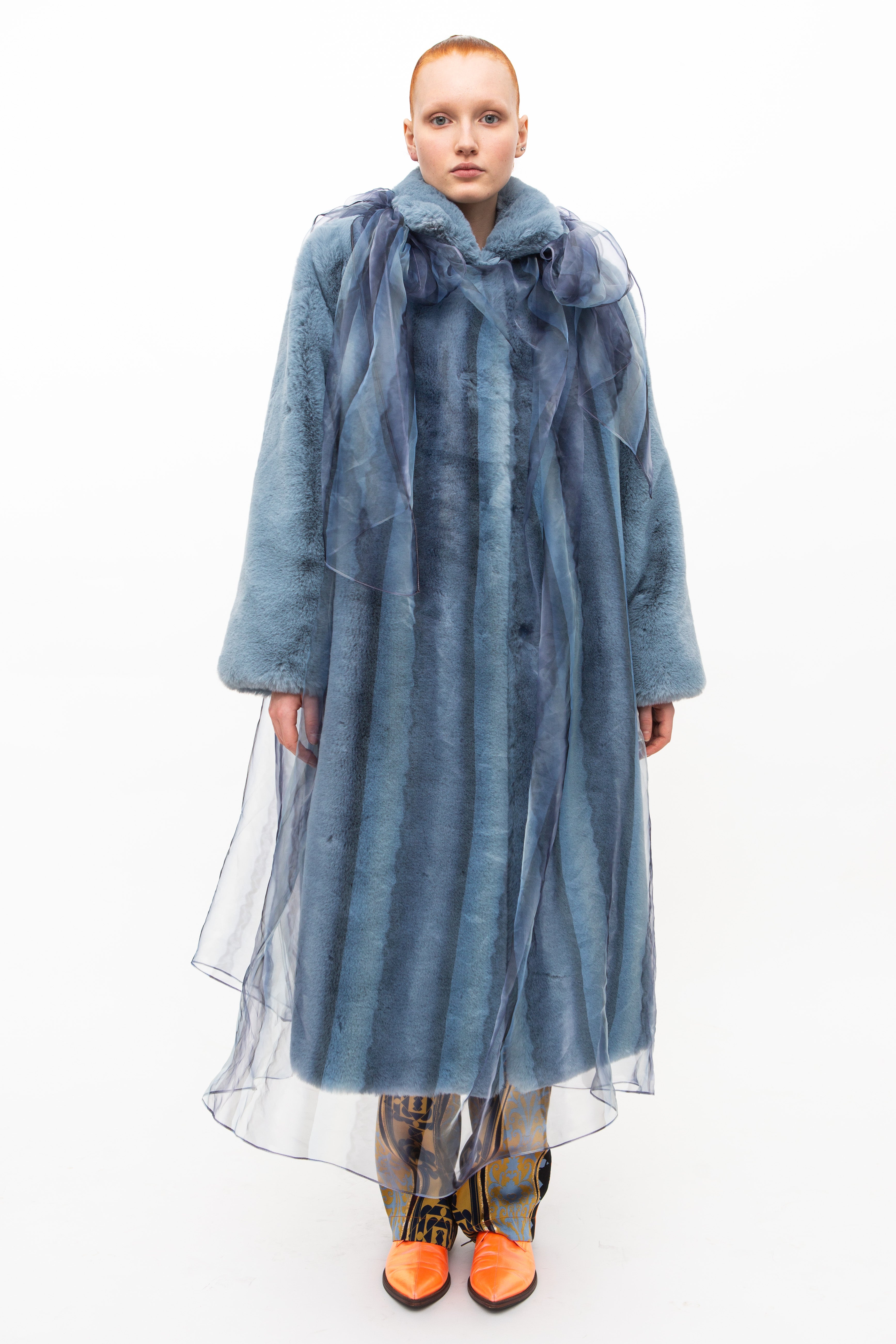 Overcoat Transparent Blue