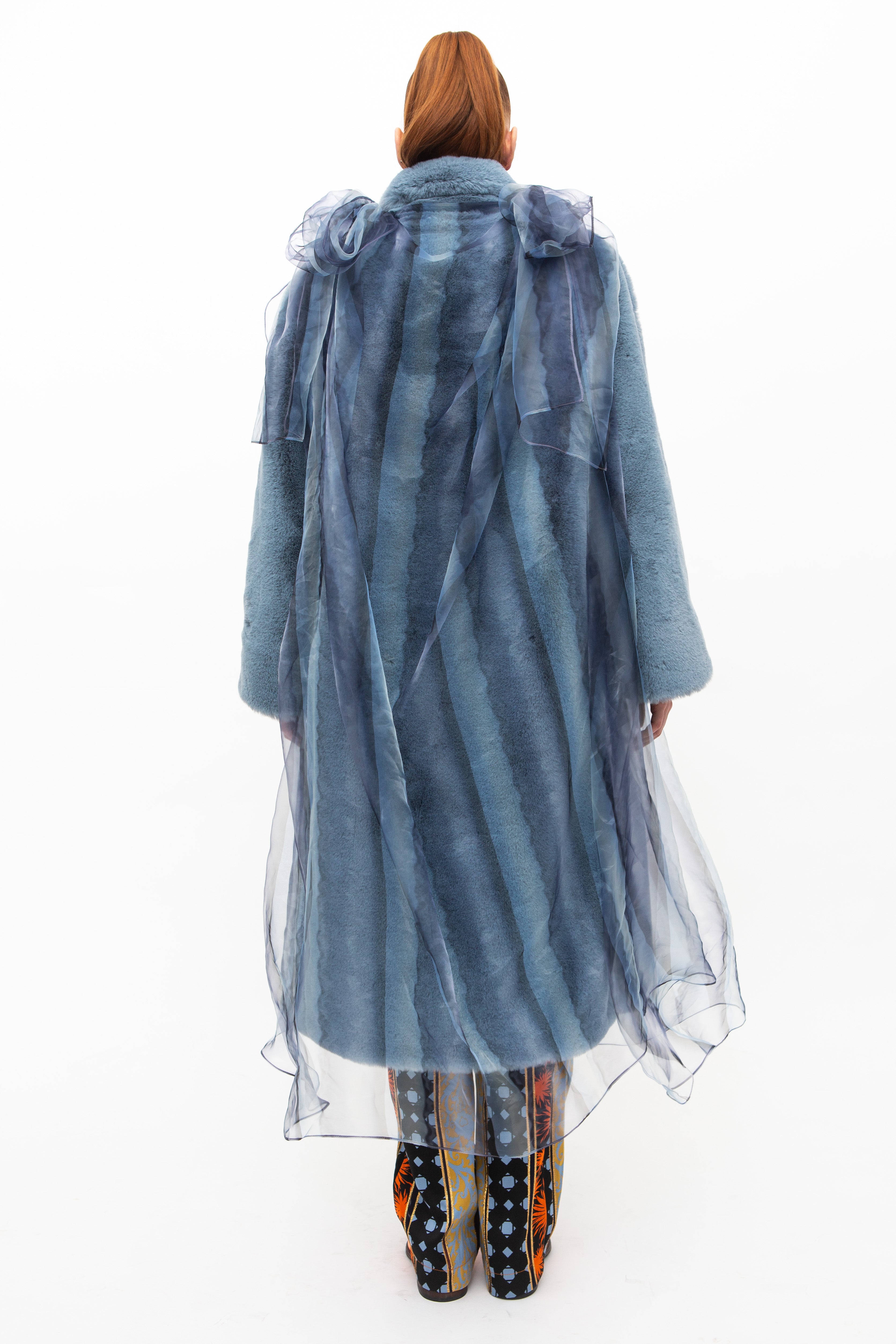 Overcoat Transparent Blue