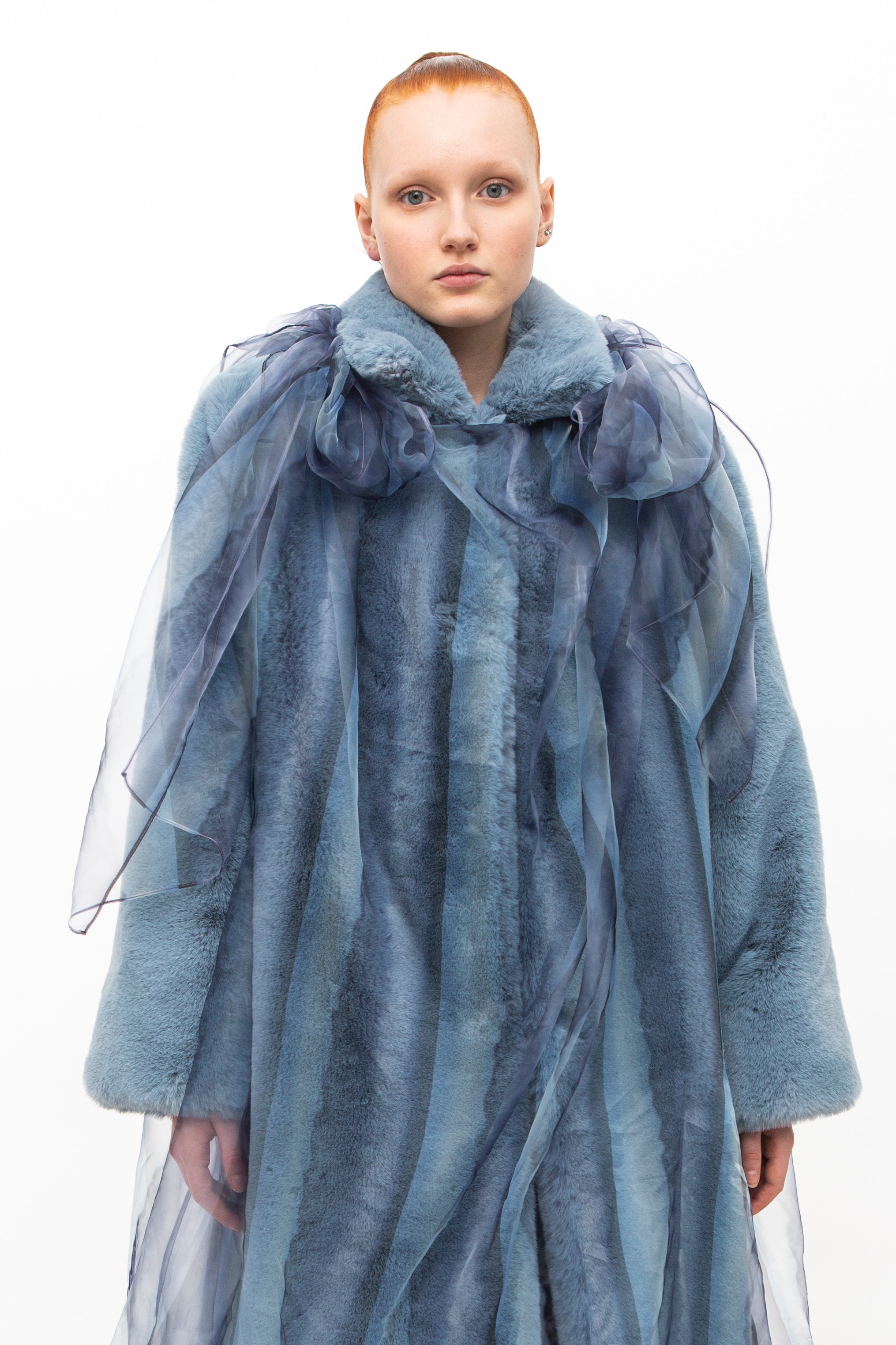Overcoat Transparent Blue