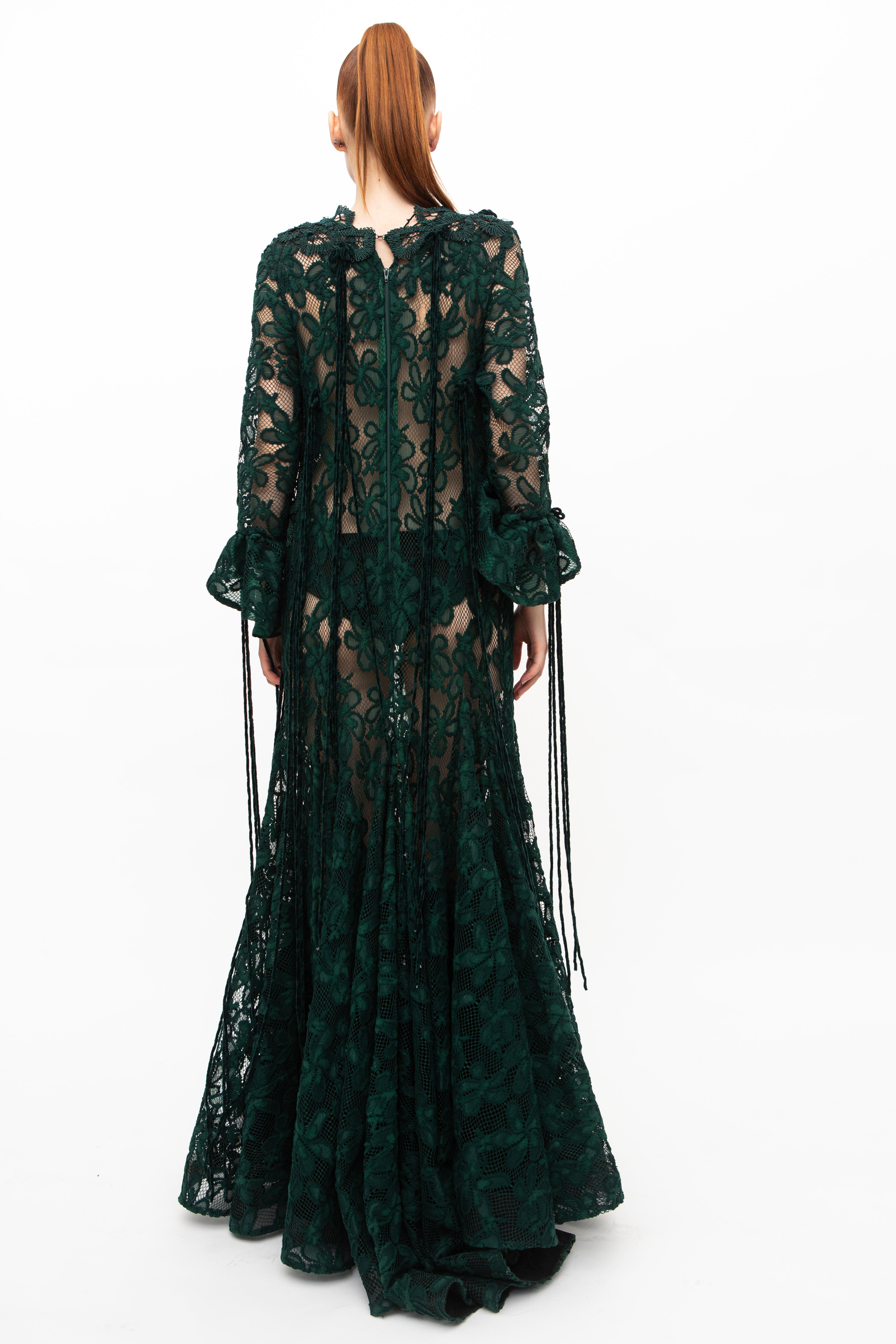 Dress Embroidery Green