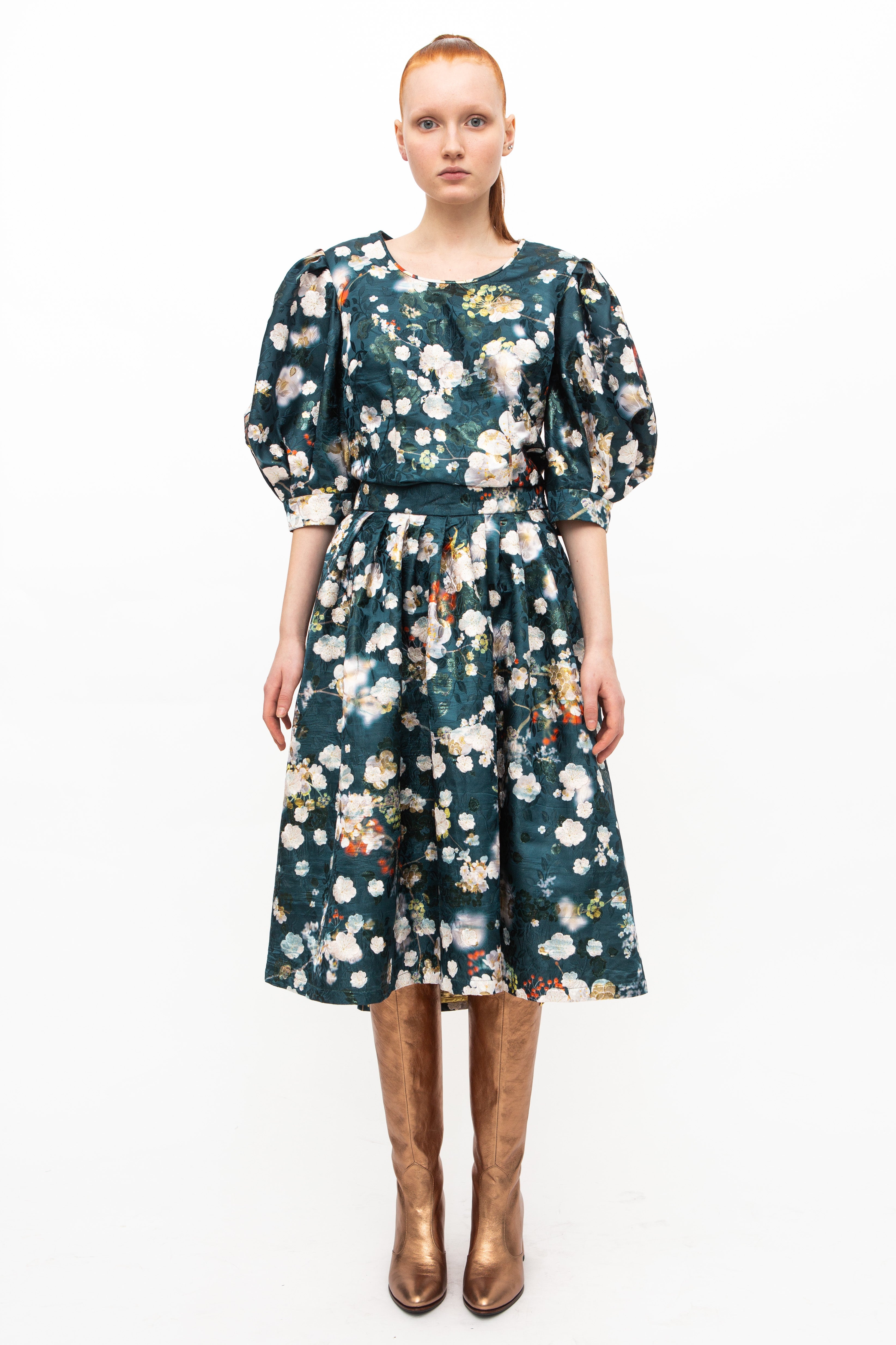 Blouse Embroidery Green unique