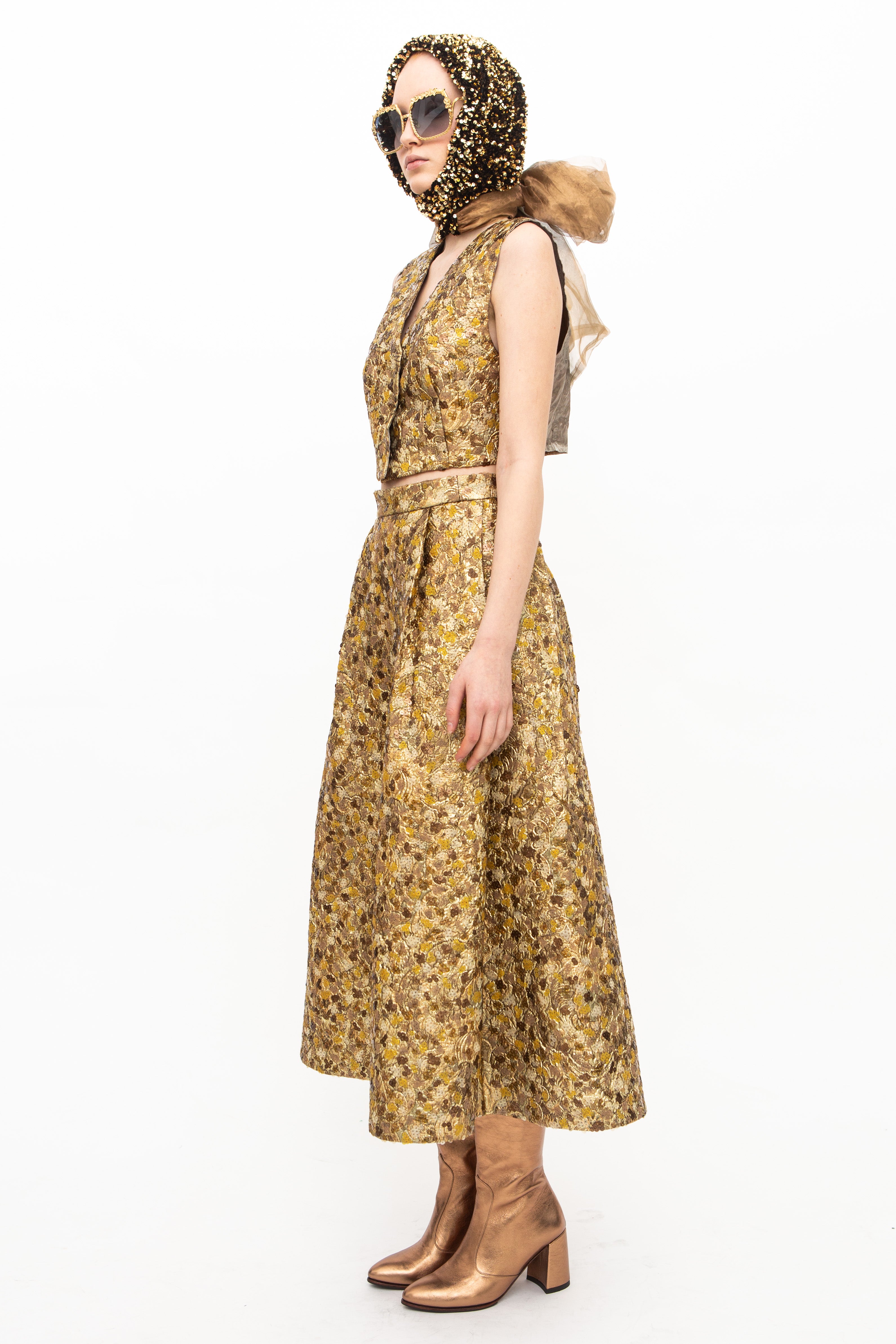 Hood Sequins Gold