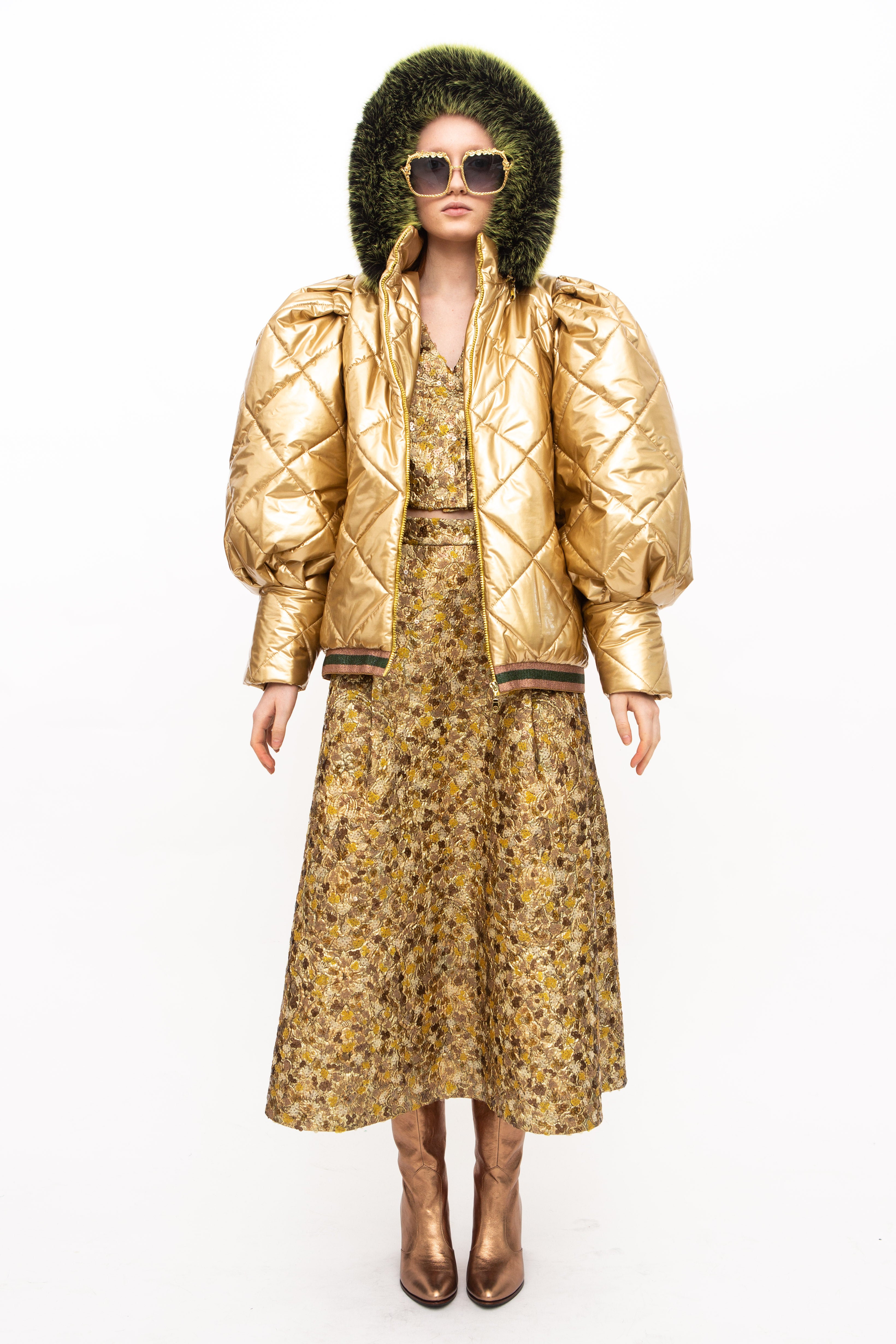 Jacket Gold Hood