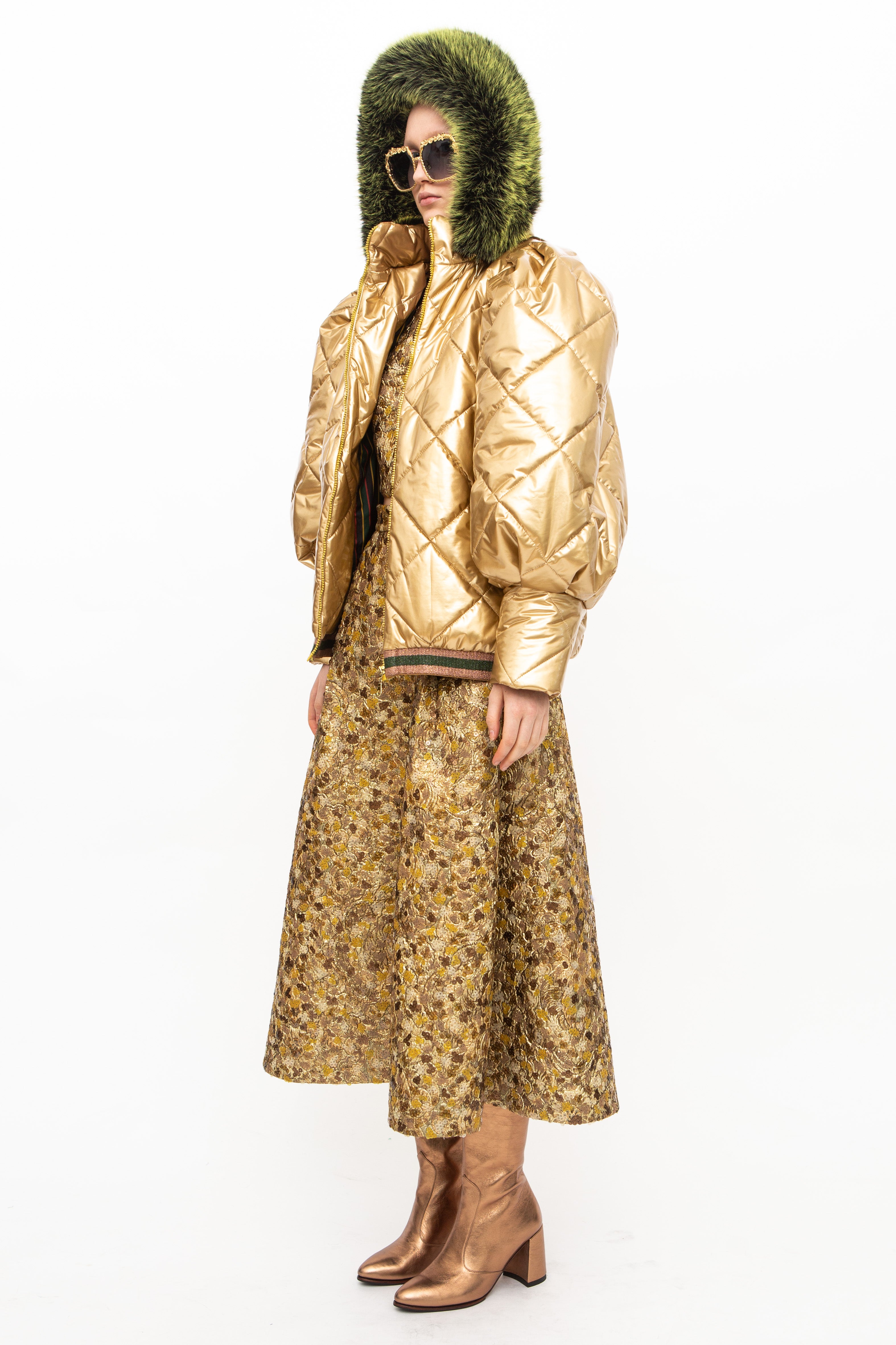 Jacket Gold Hood