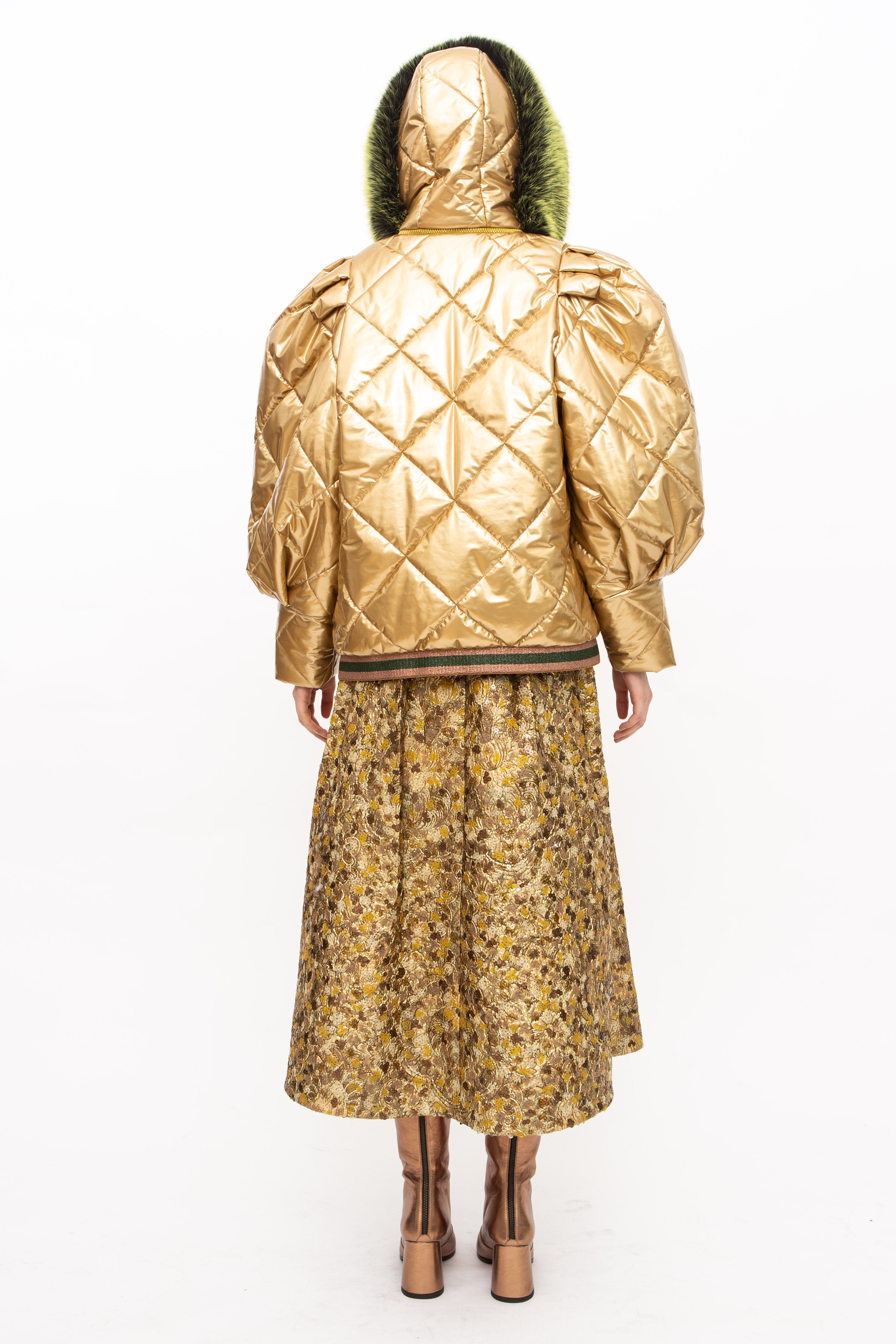 Jacket Gold Hood