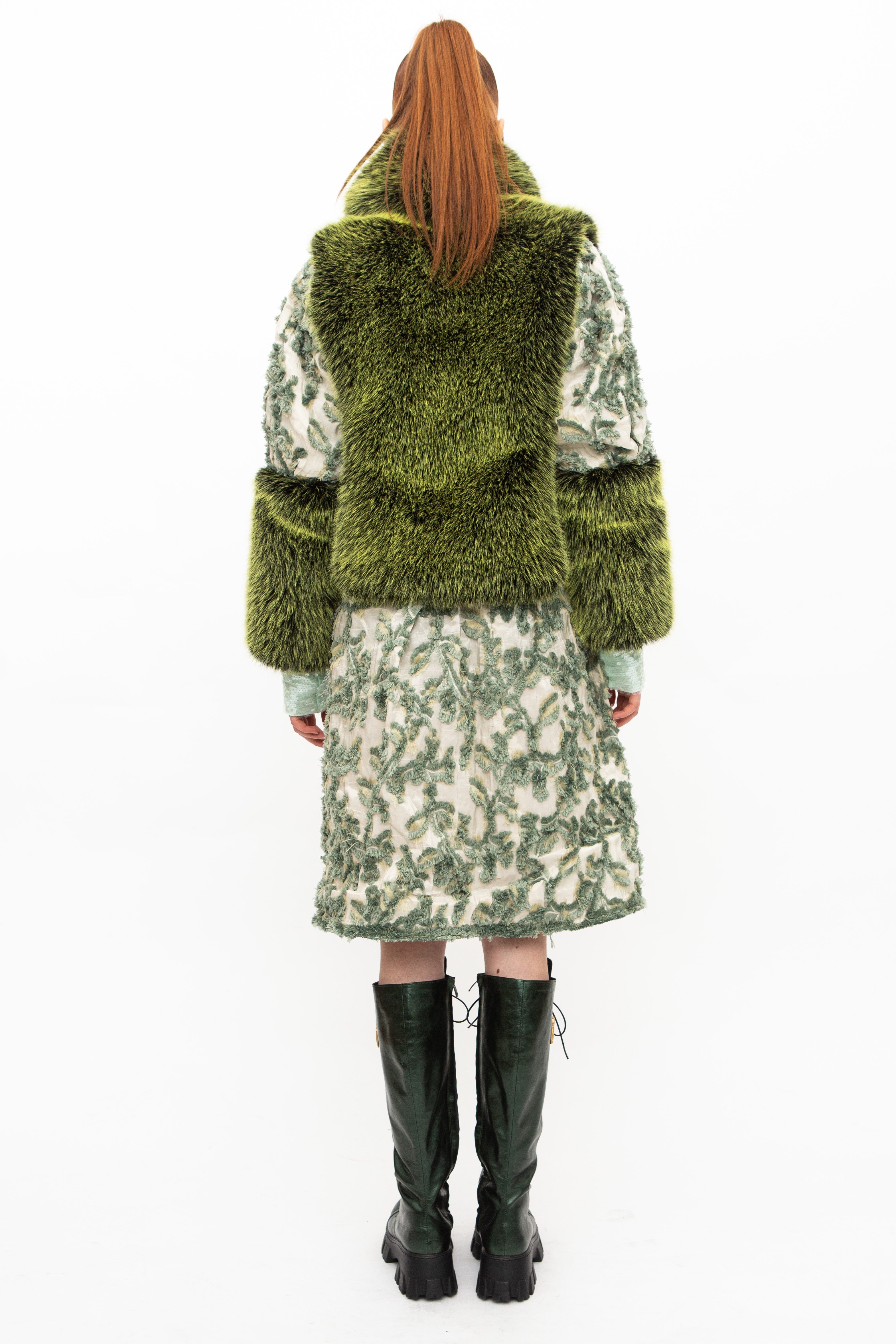 Jacket Embroidery Green Unique