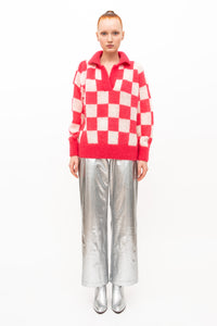 Handmade Pullover Red