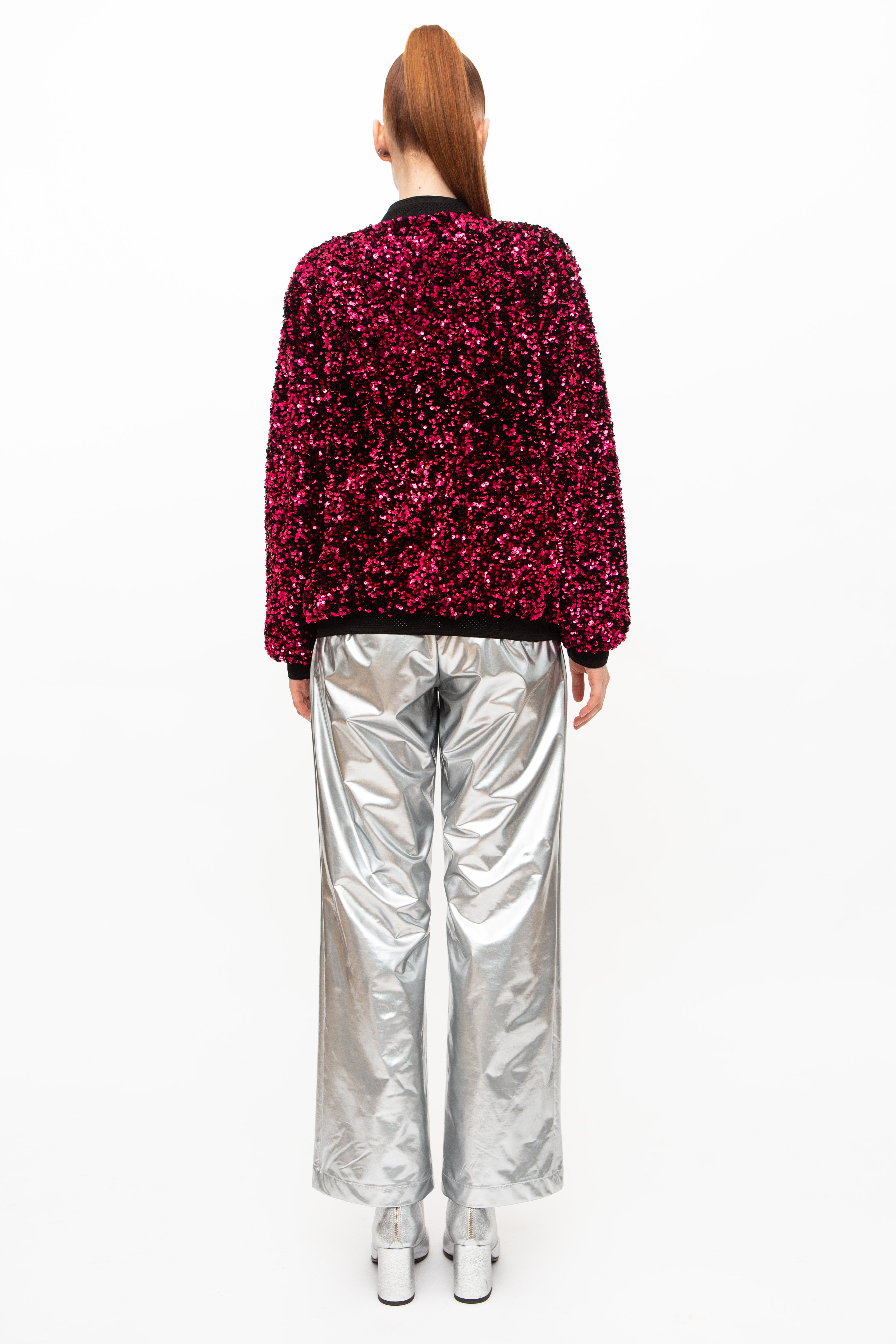 Bomber Jacket Sequins Red - GFC Milan