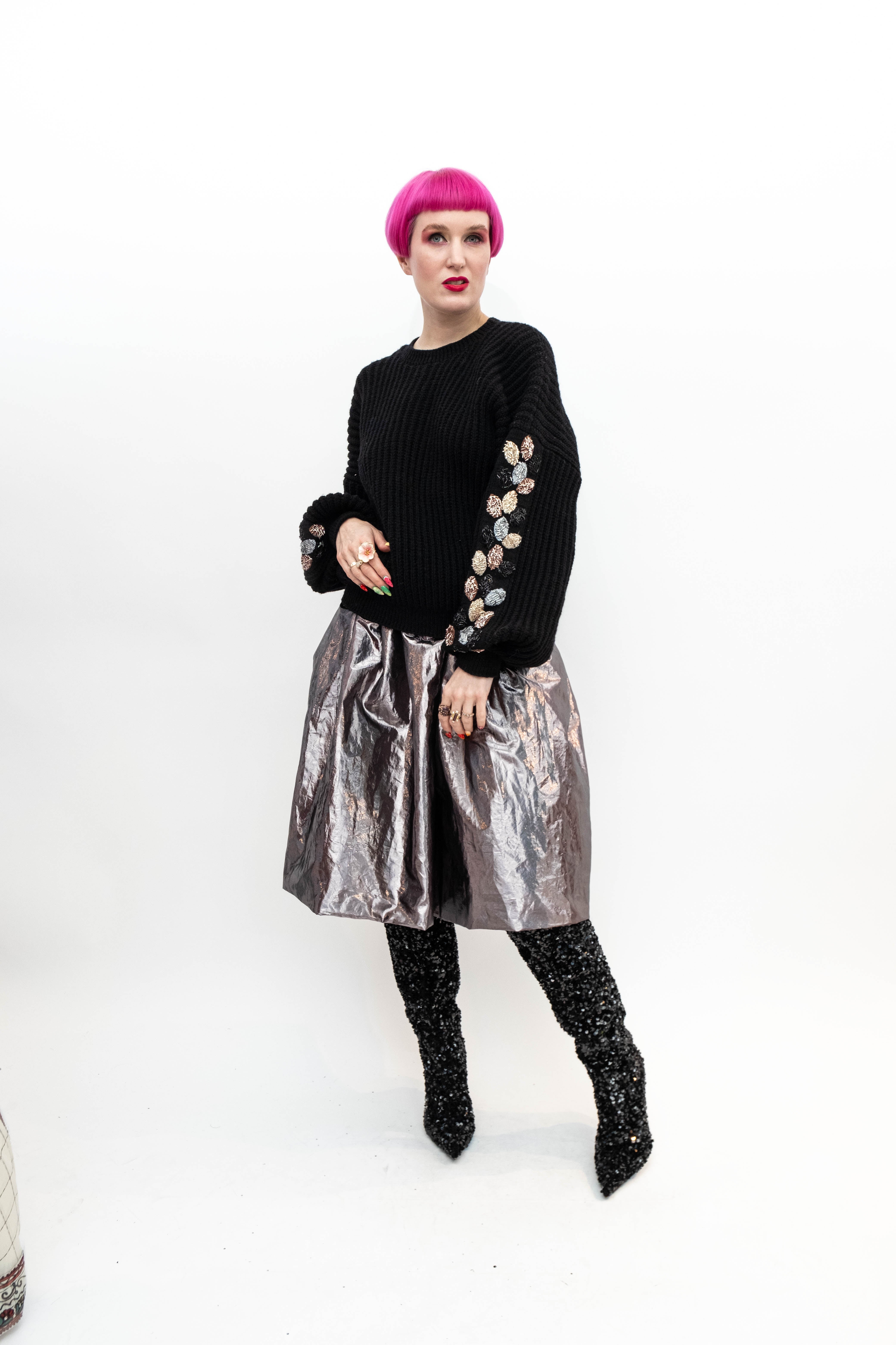 Handmade Pullover Black