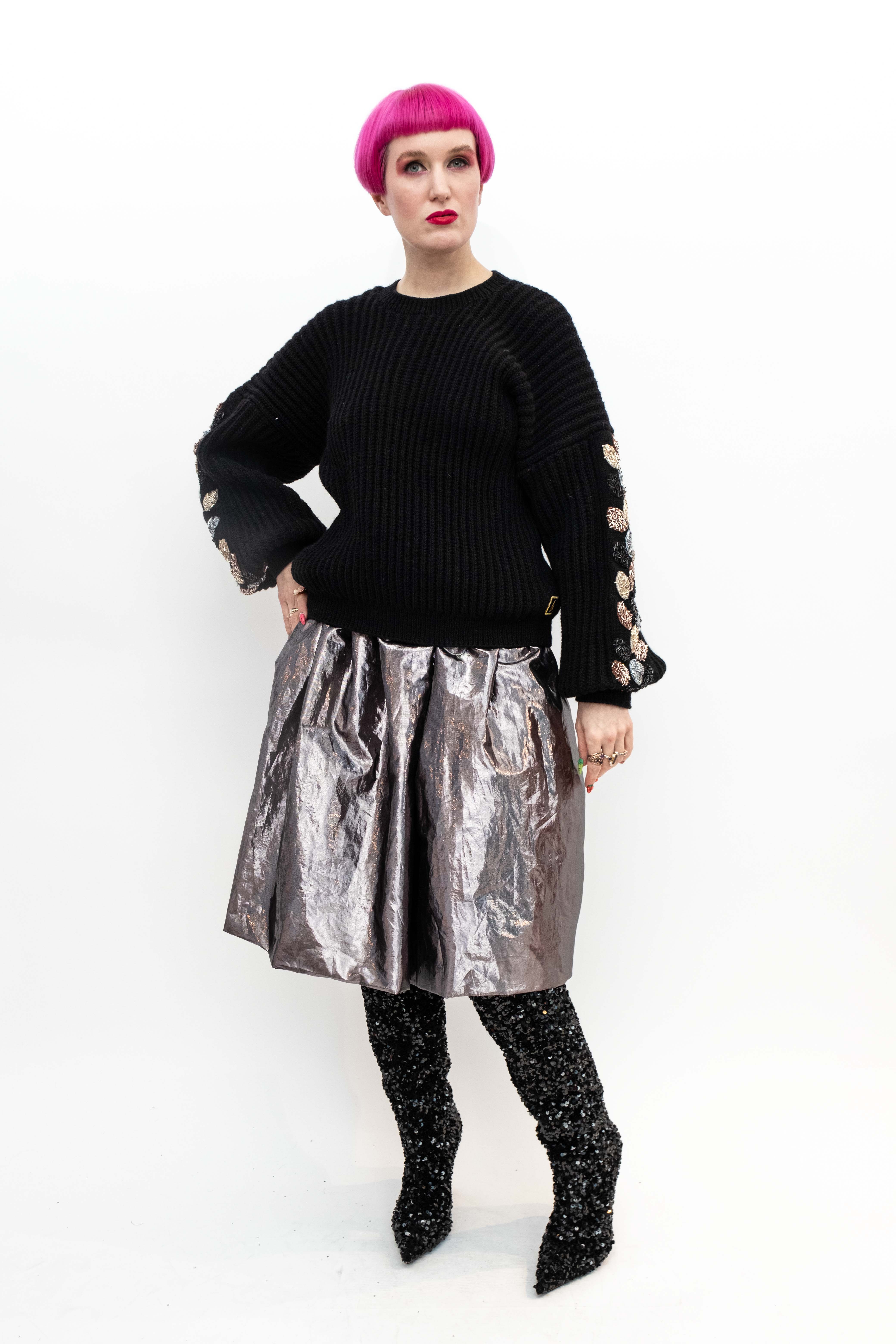 Handmade Pullover Black