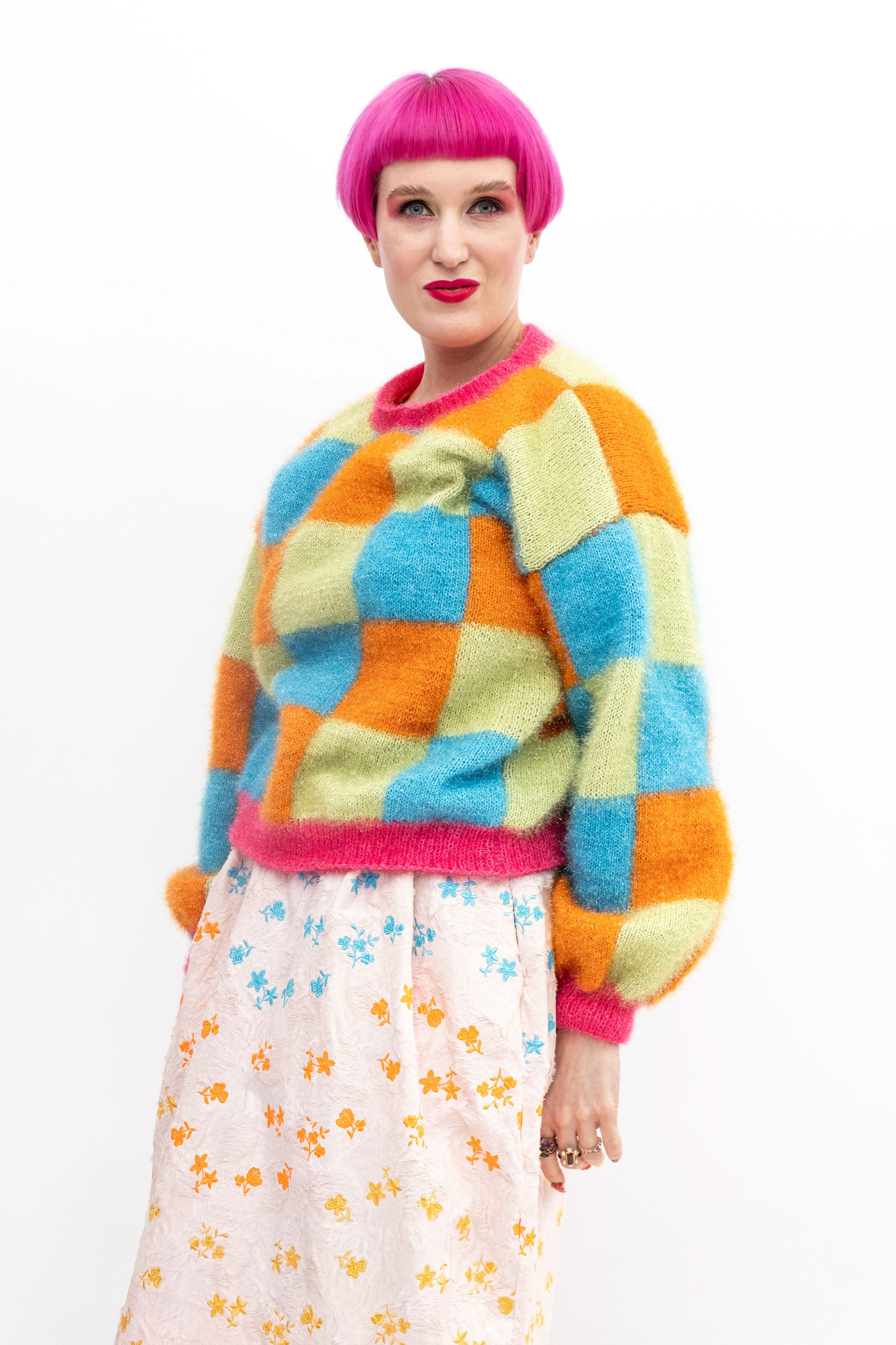 Handmade Pullover Check