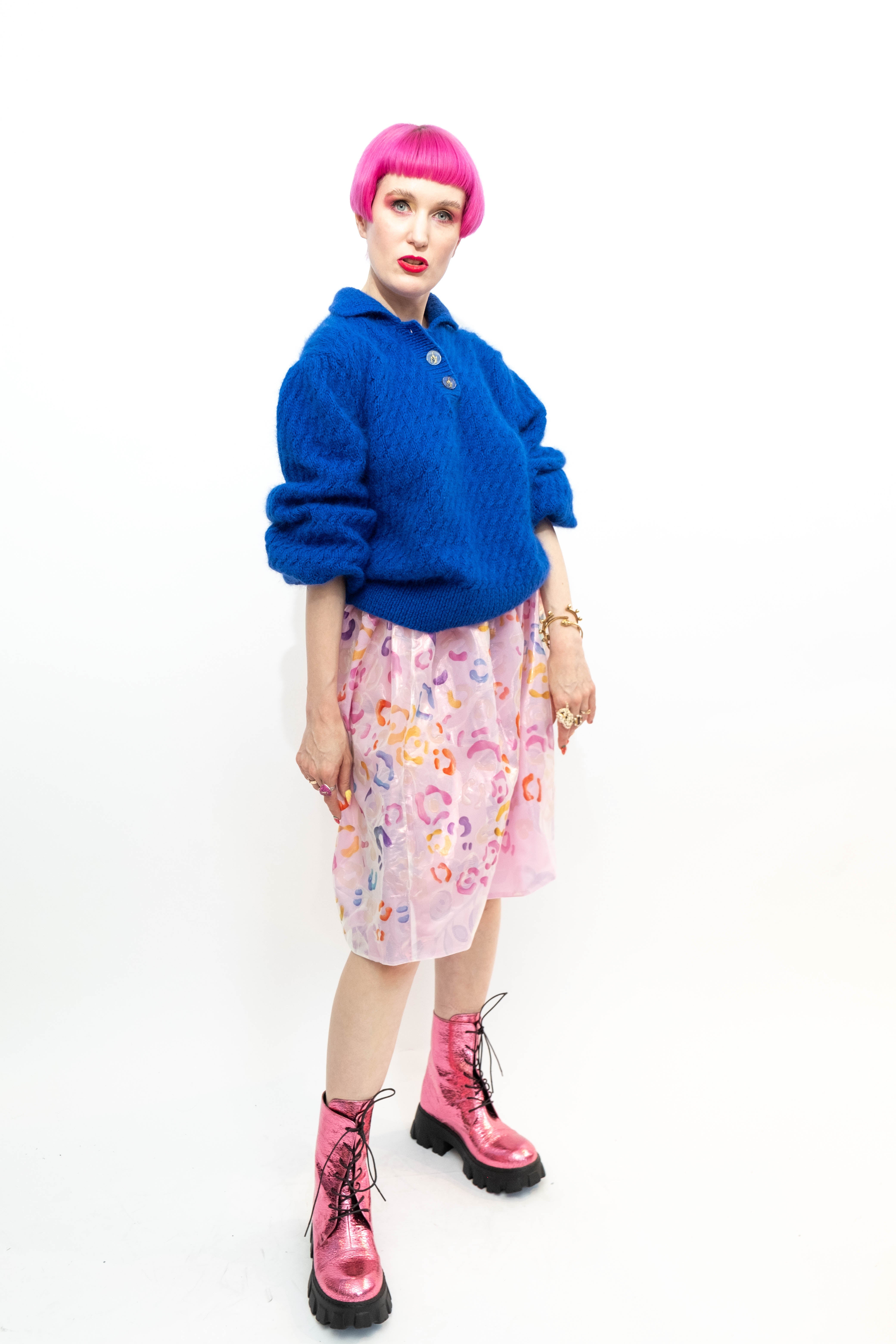 Handmade Pullover Blue