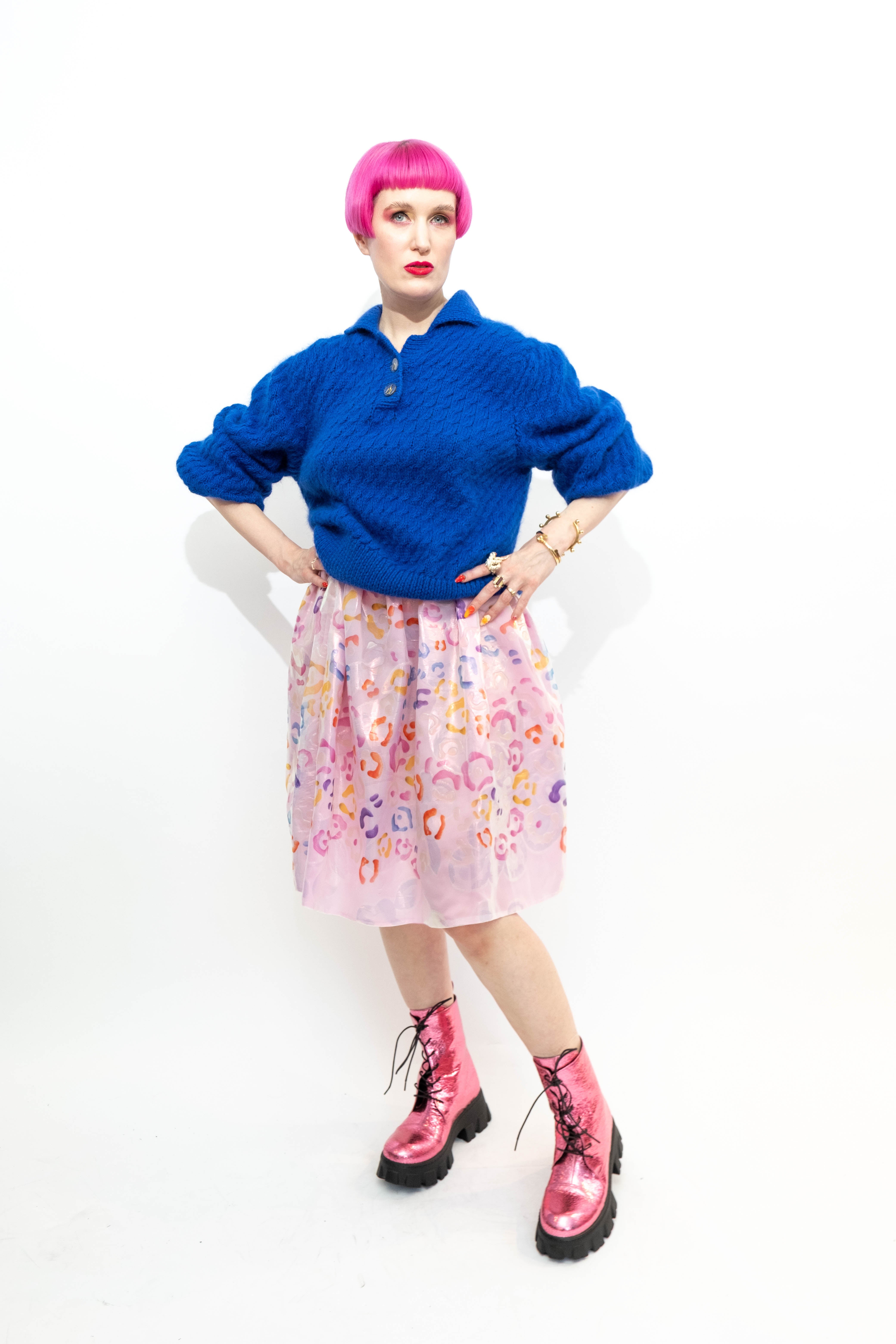 Handmade Pullover Blue