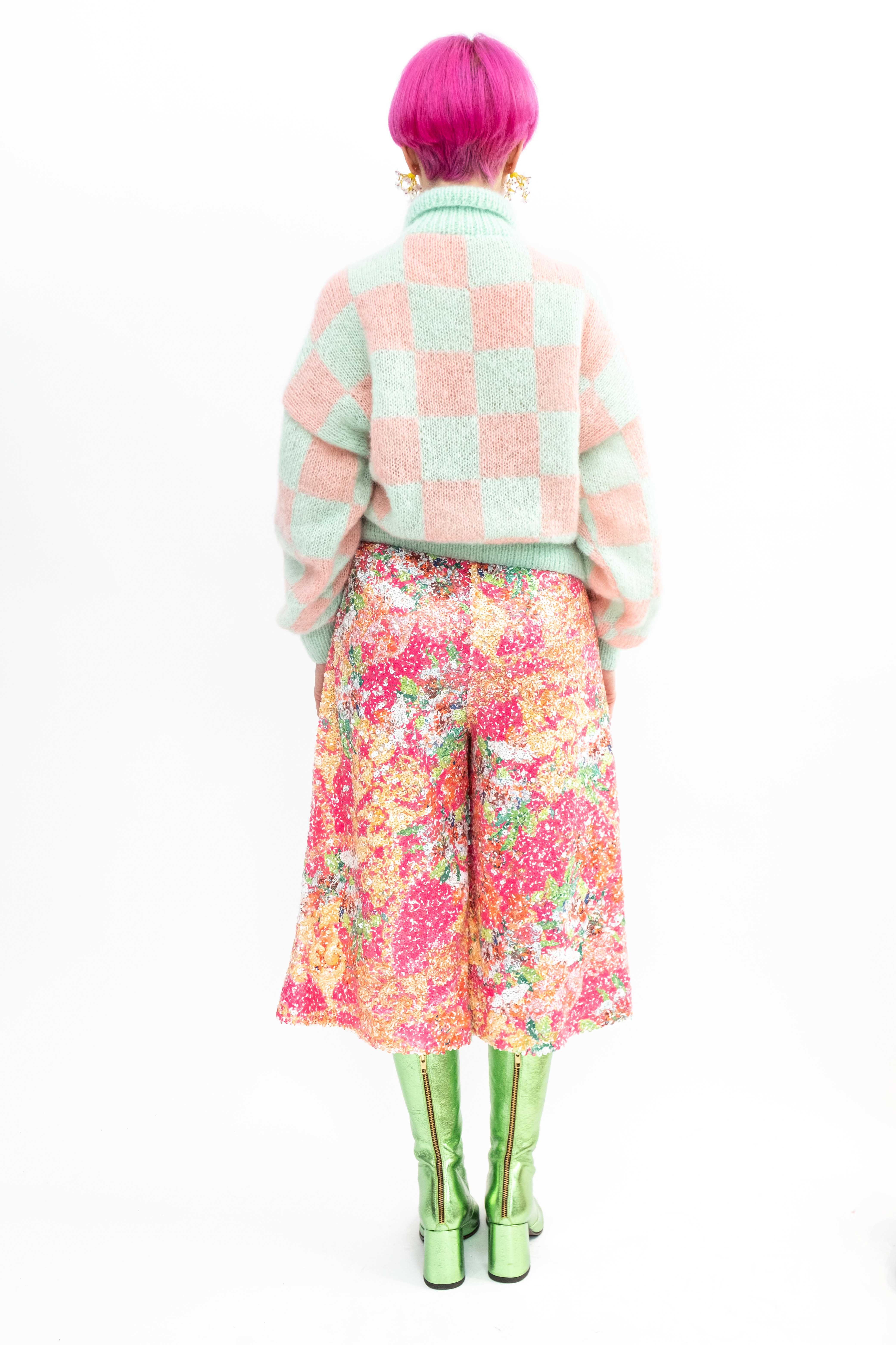 Handmade Pullover Check