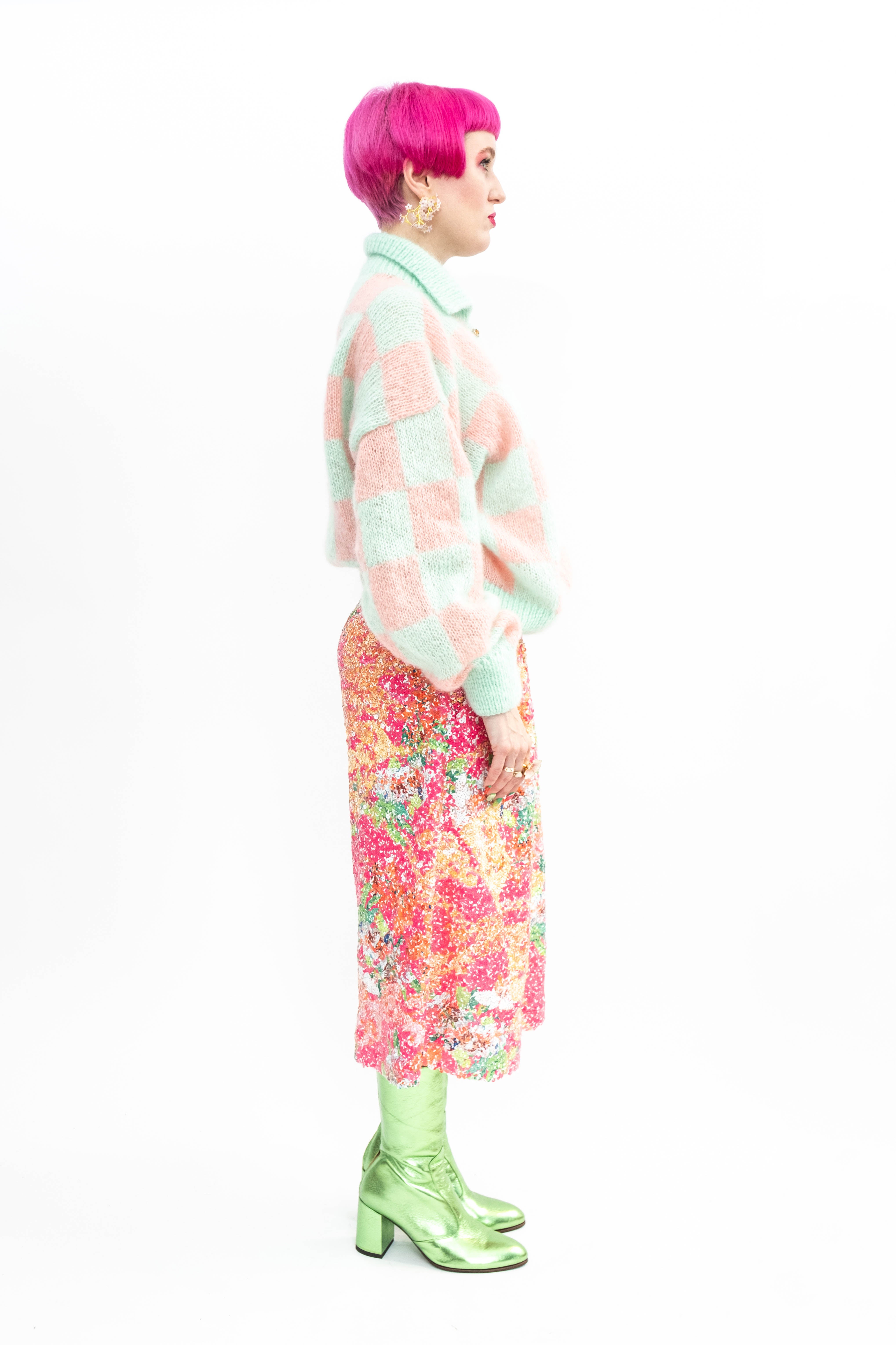 Handmade Pullover Check