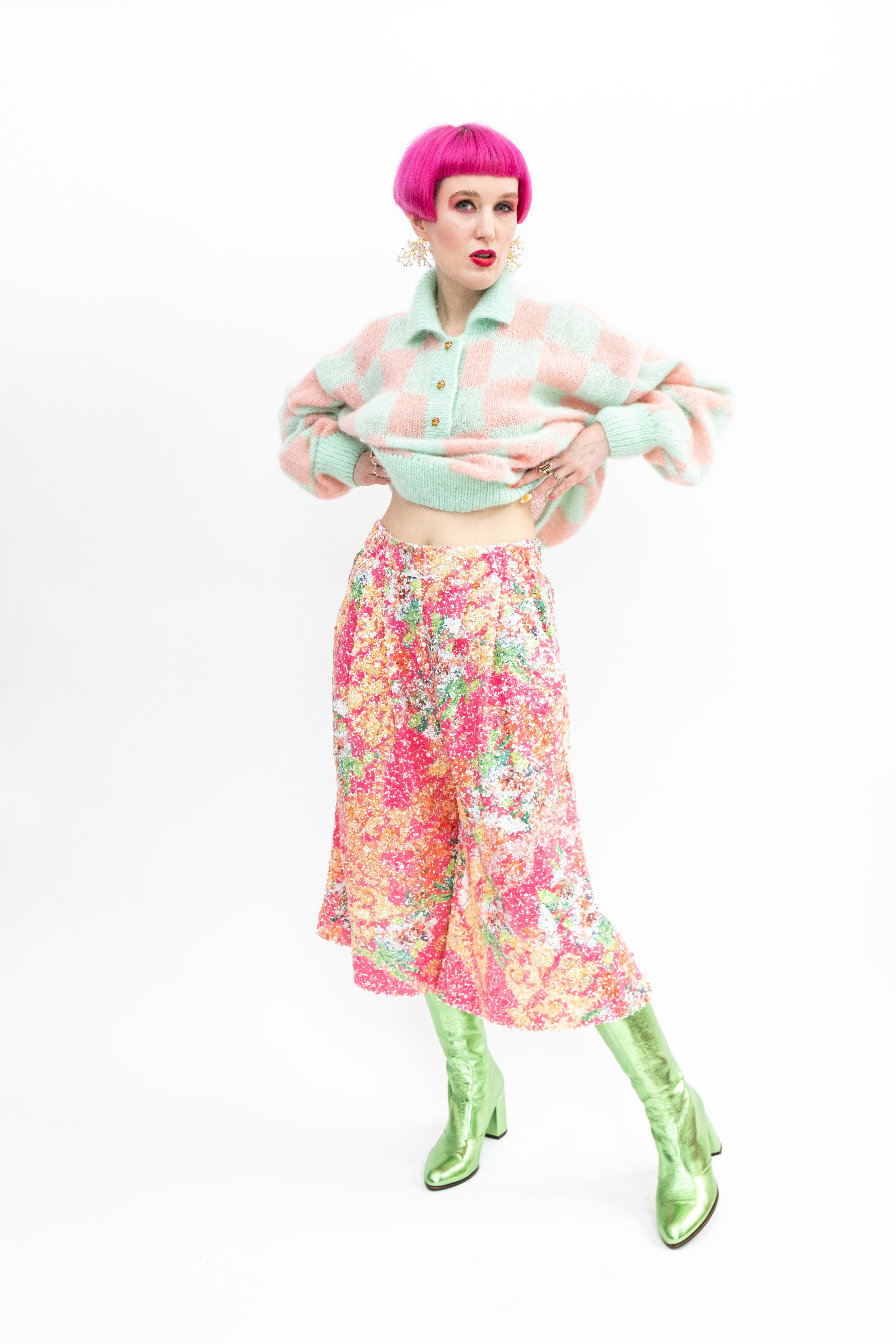 Handmade Pullover Check