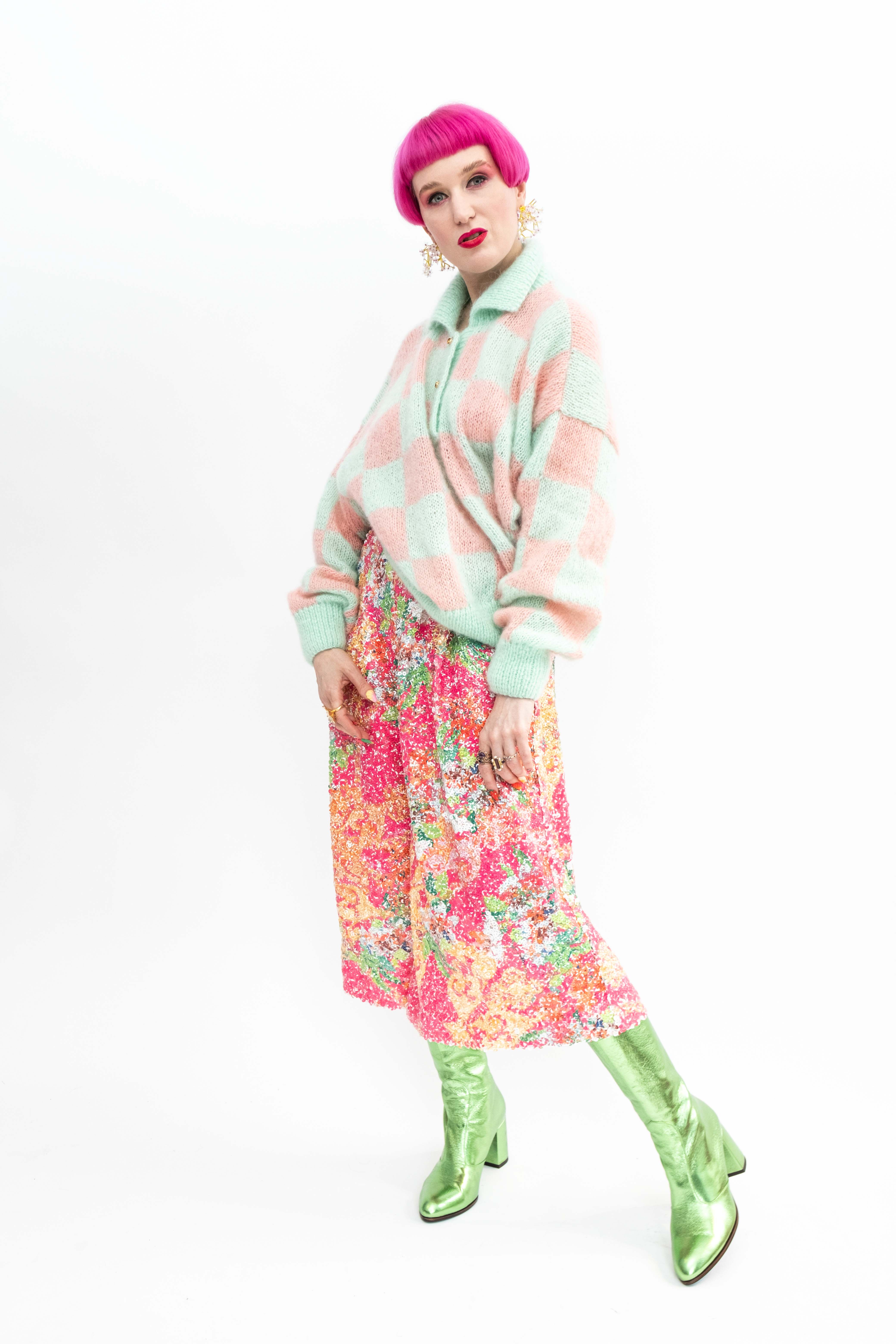 Handmade Pullover Check