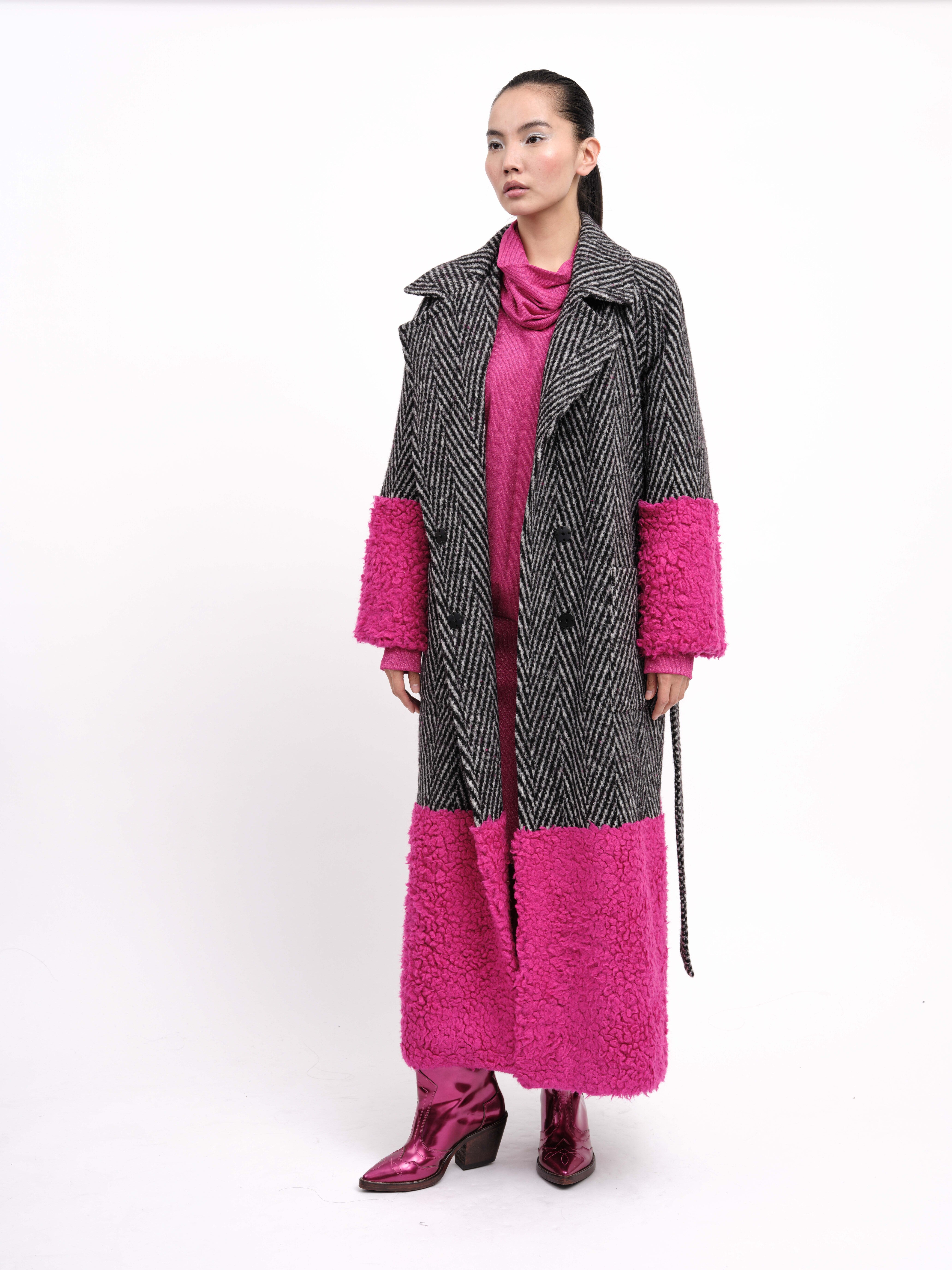 Coat Grey Pink