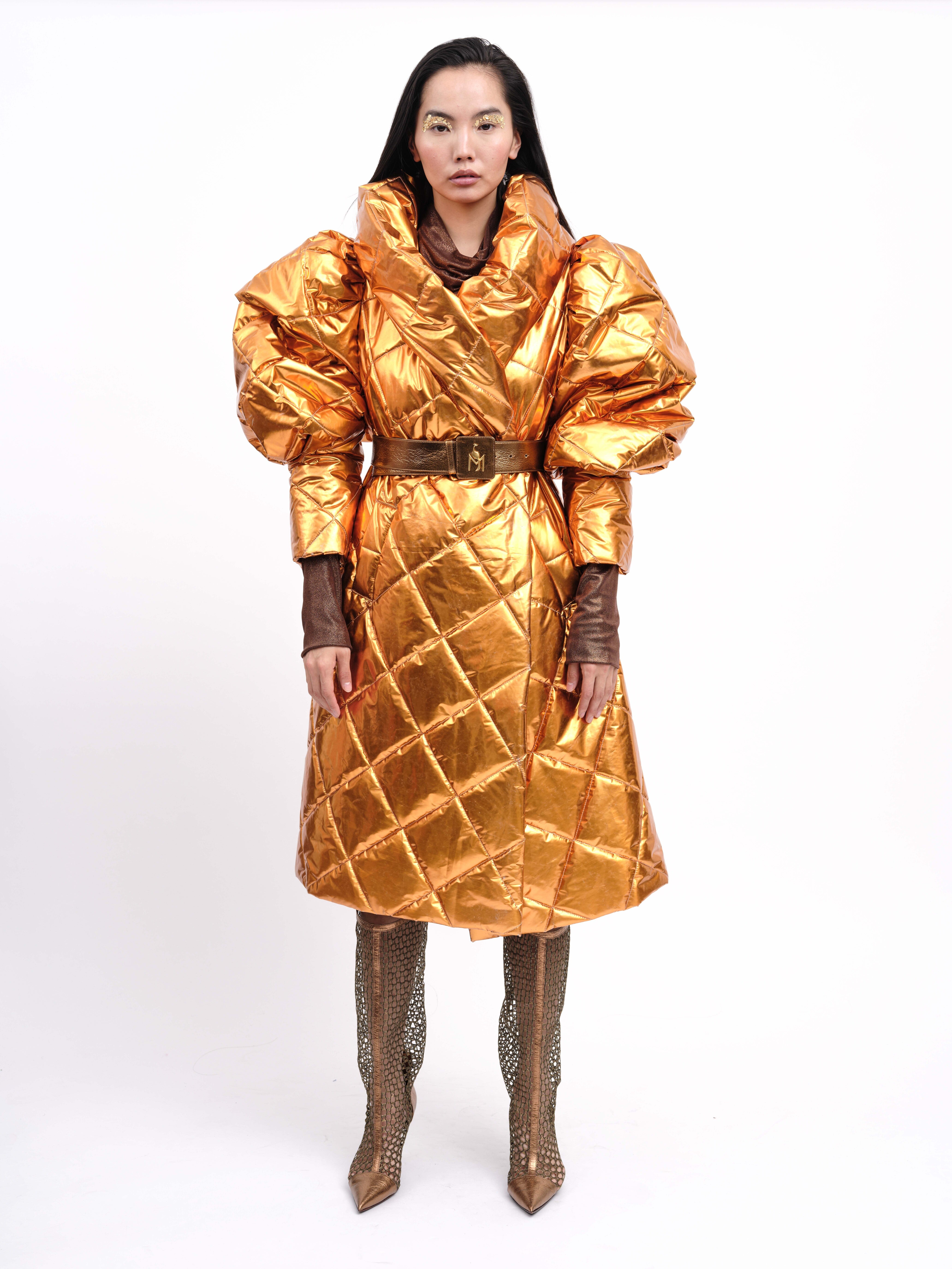 Coat Radiant Gold Elegance