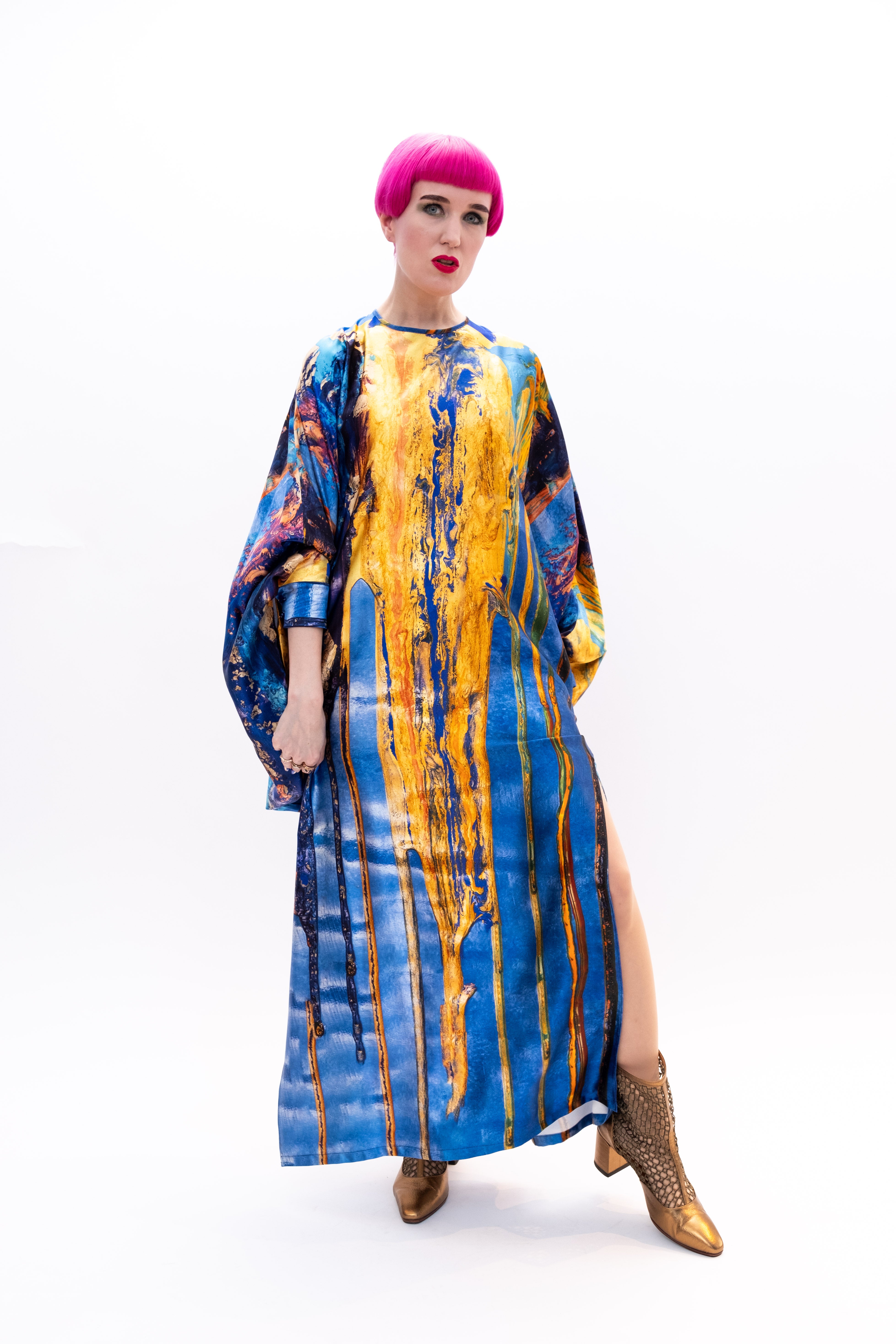 Dress Silk Ethereal Embrace Runway Paris