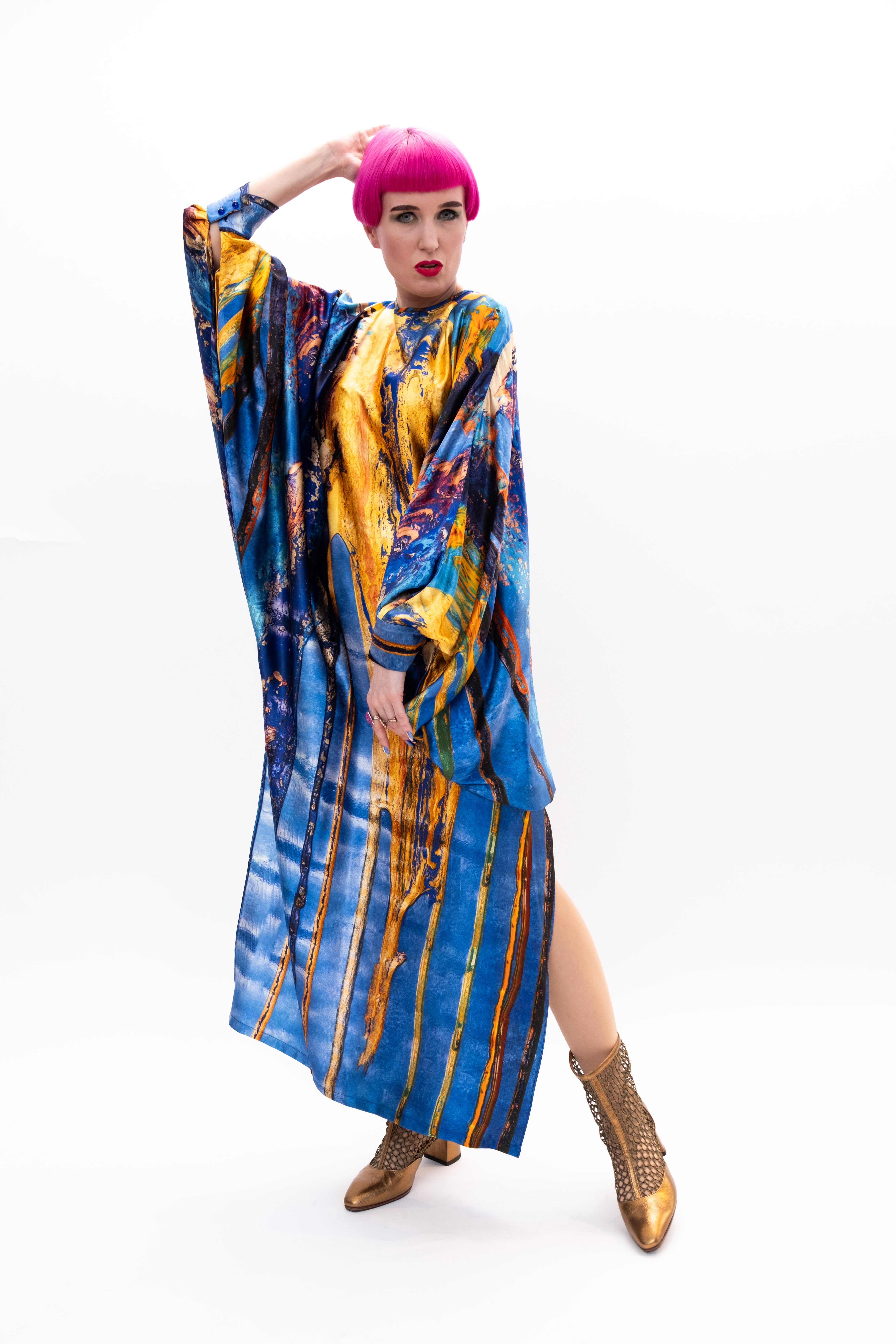 Dress Silk Ethereal Embrace Runway Paris