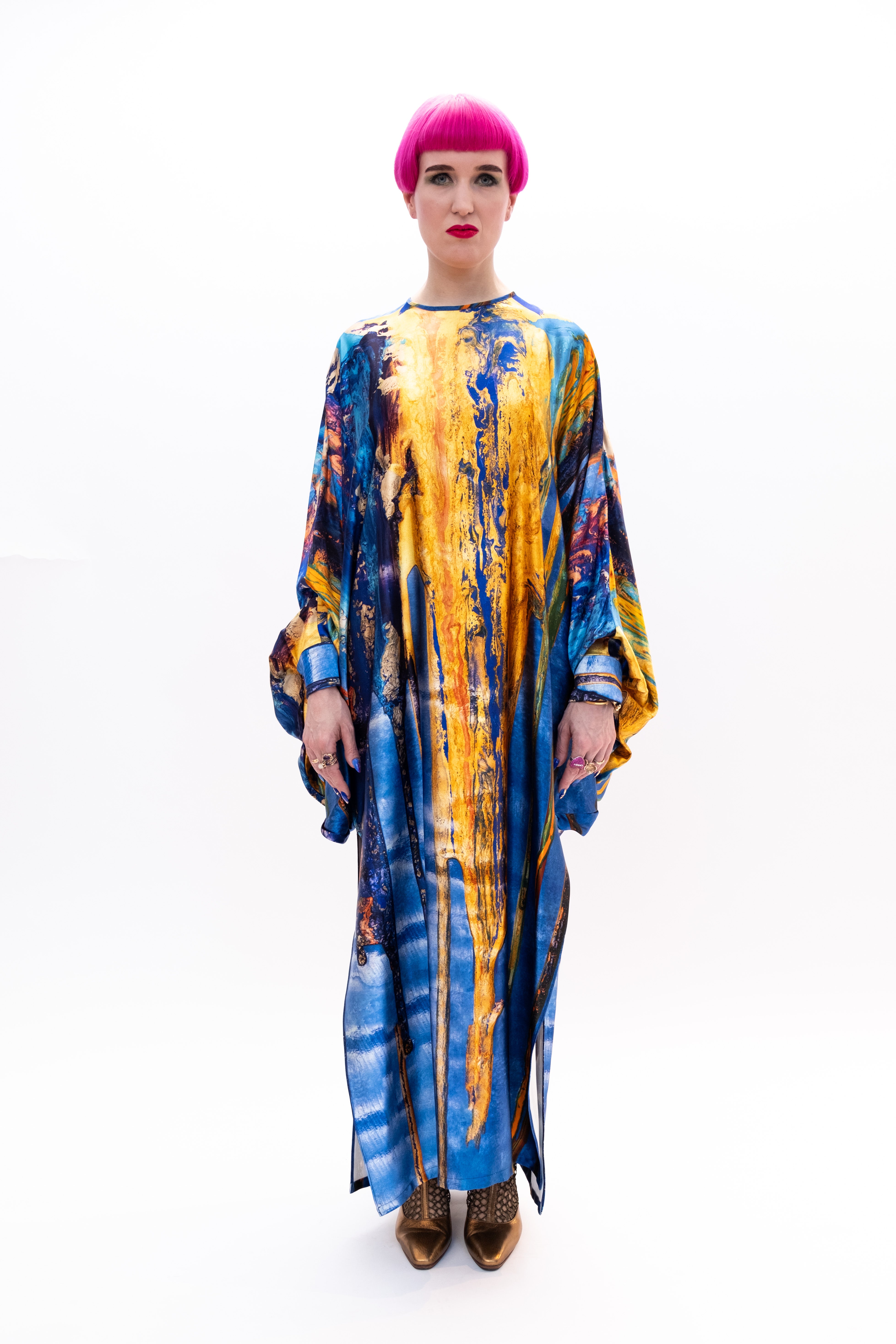 Dress Silk Ethereal Embrace Runway Paris