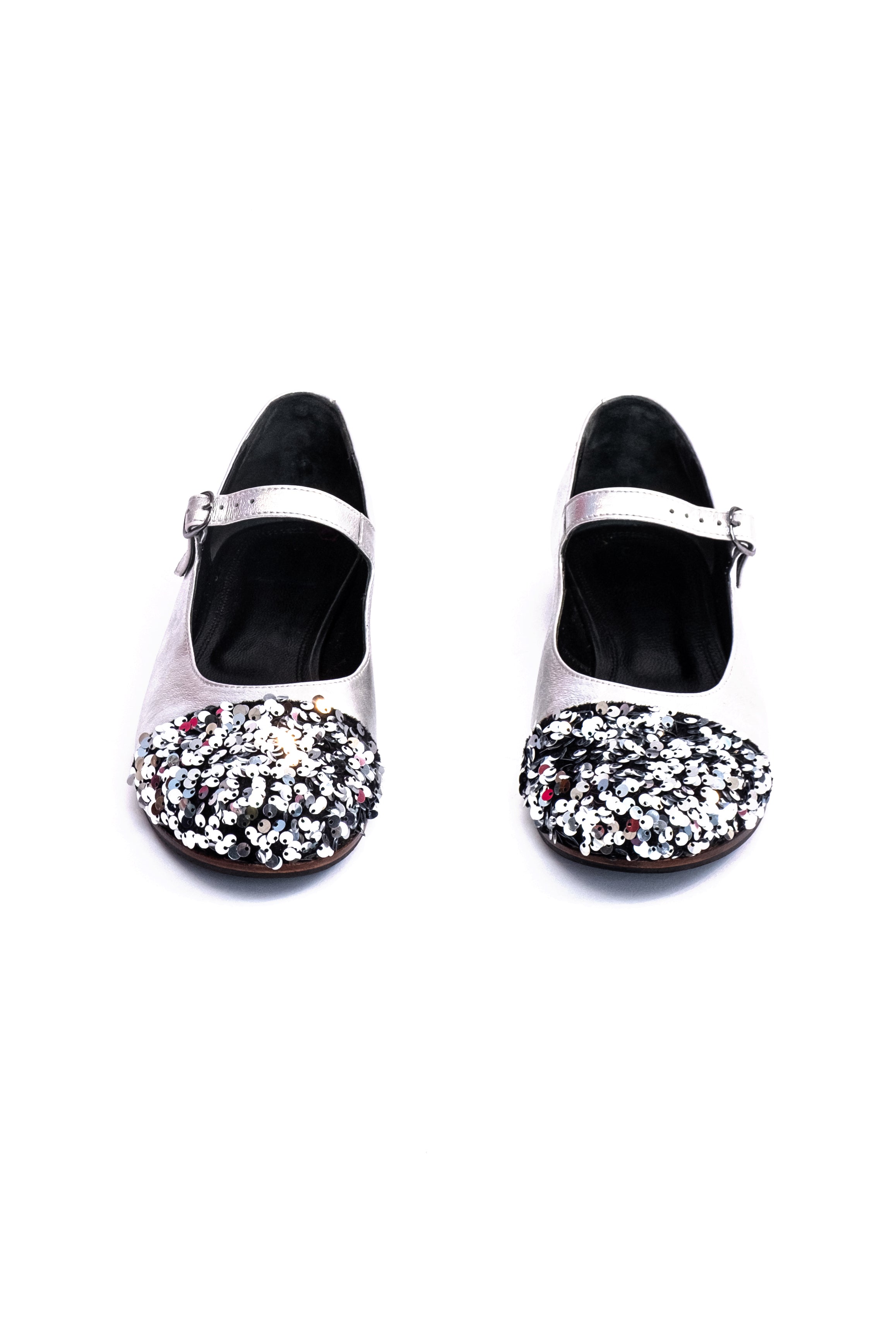 Handmade Ballerina Silver Glitter