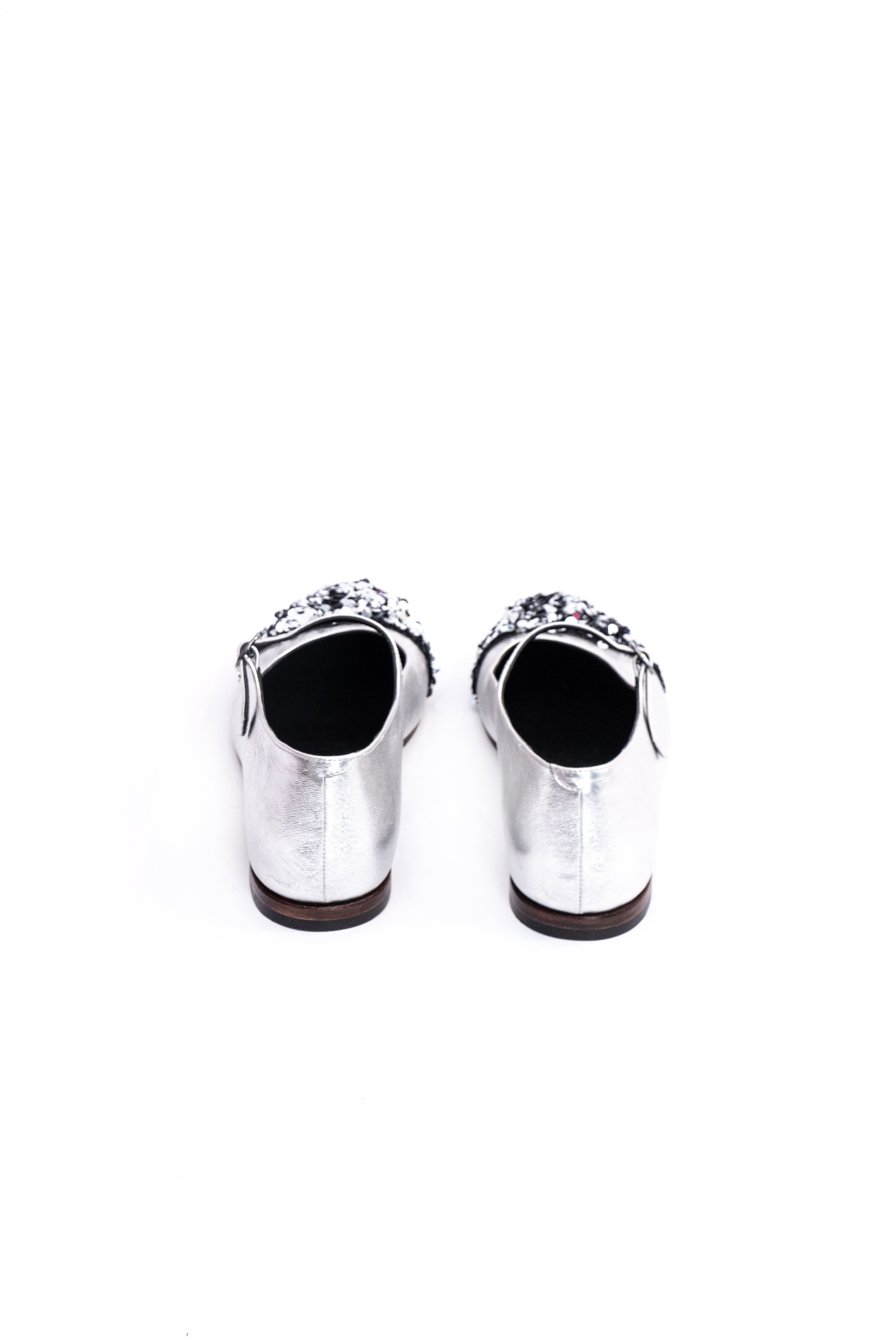 Handmade Ballerina Silver Glitter