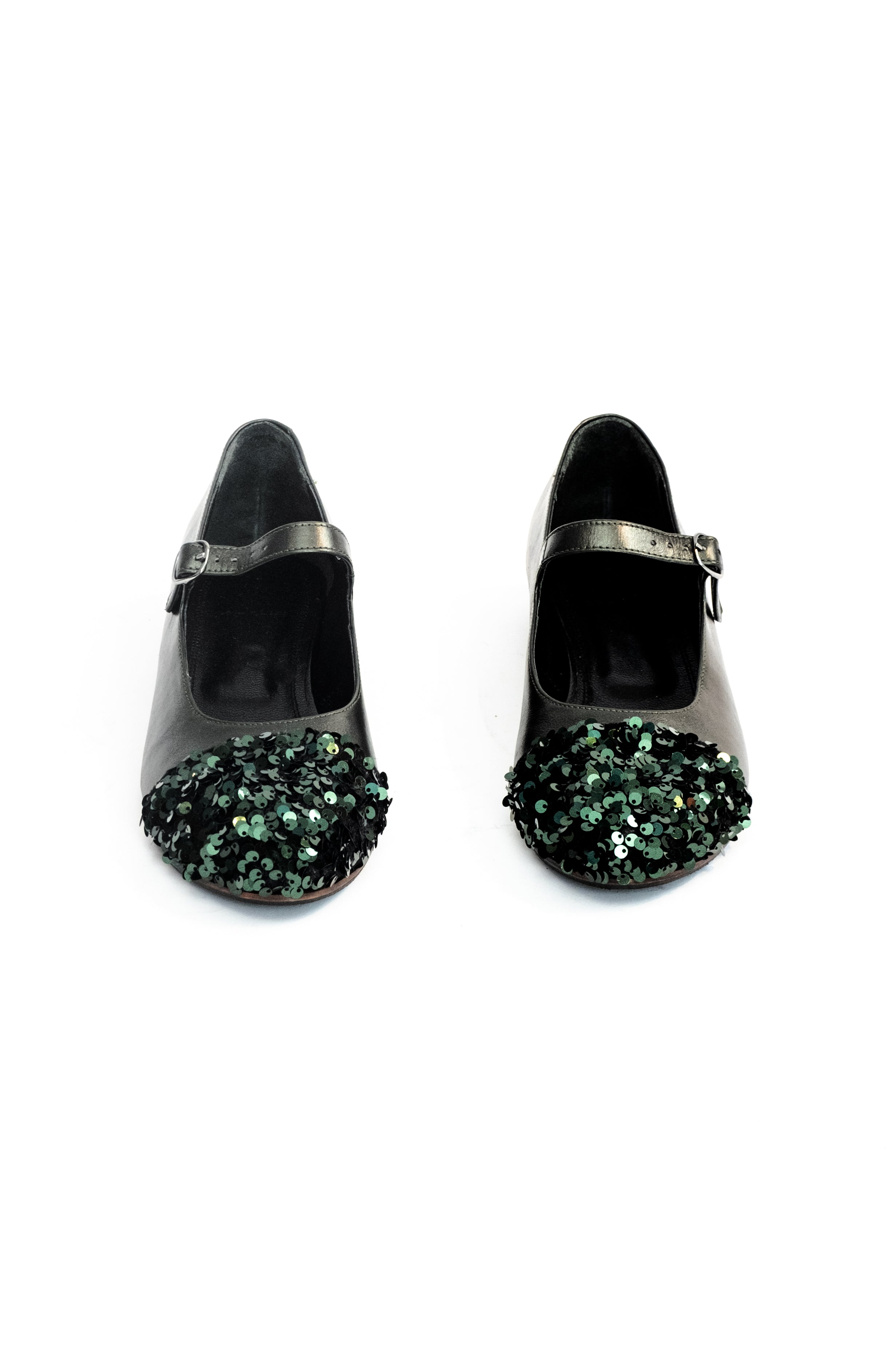 Handmade Ballerina Grey Glitter