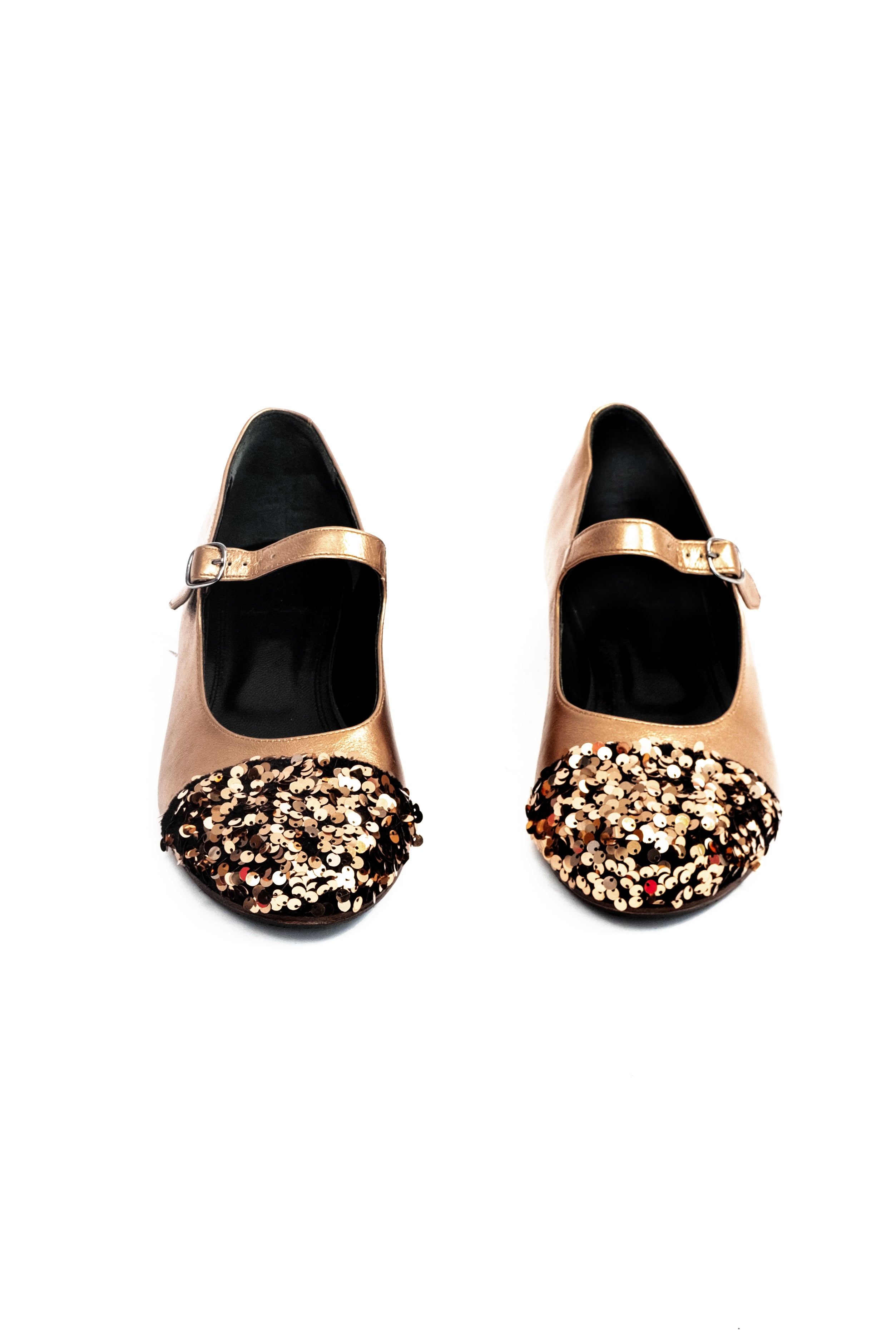 Handmade Ballerina Copper Glitter