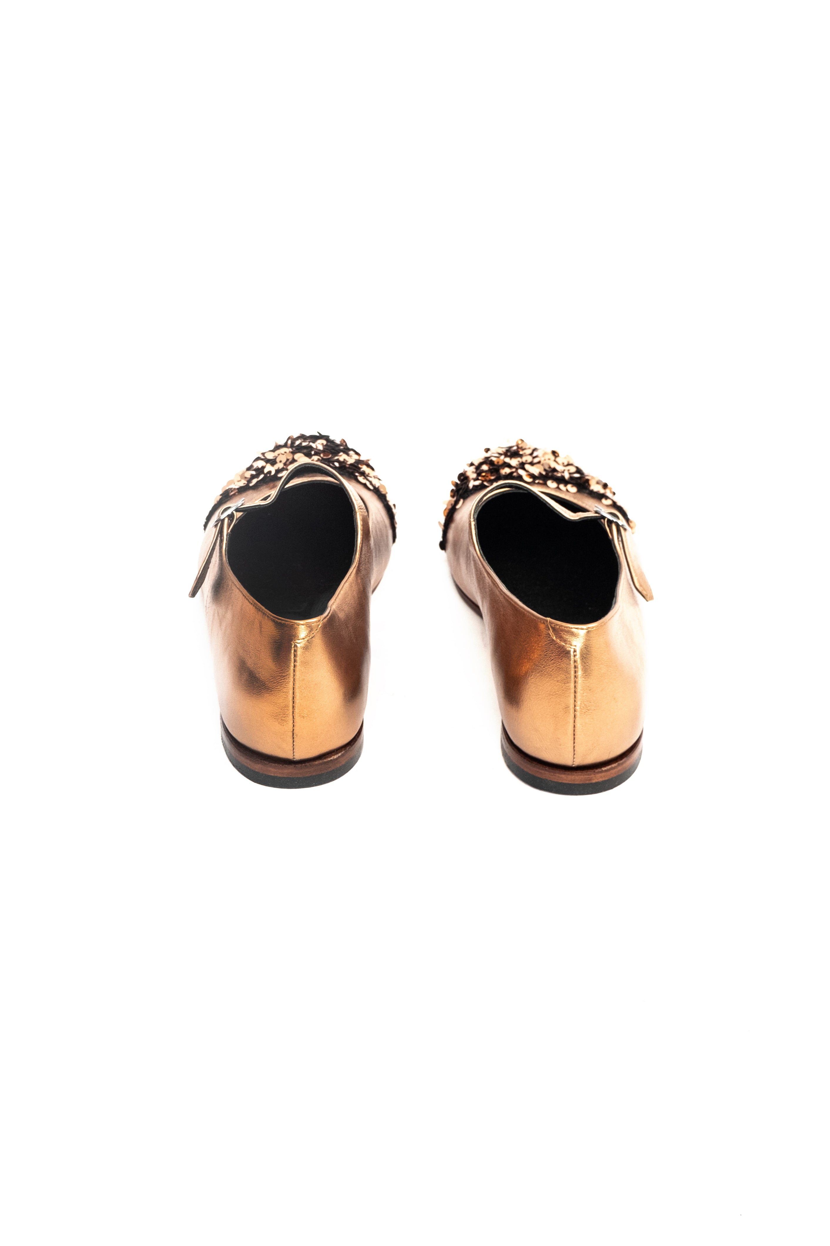 Handmade Ballerina Copper Glitter