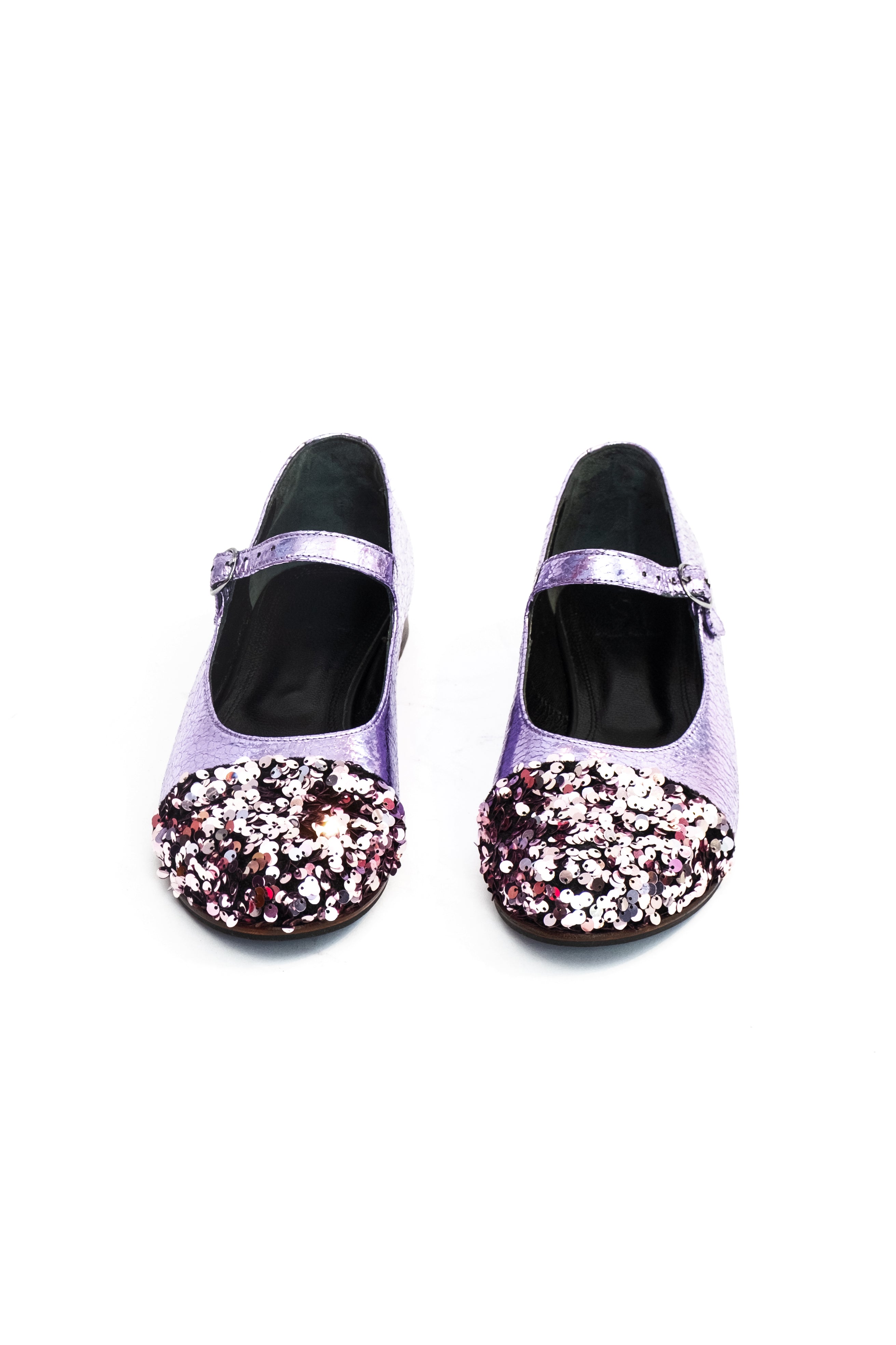 Handmade Ballerina Purple Glitter