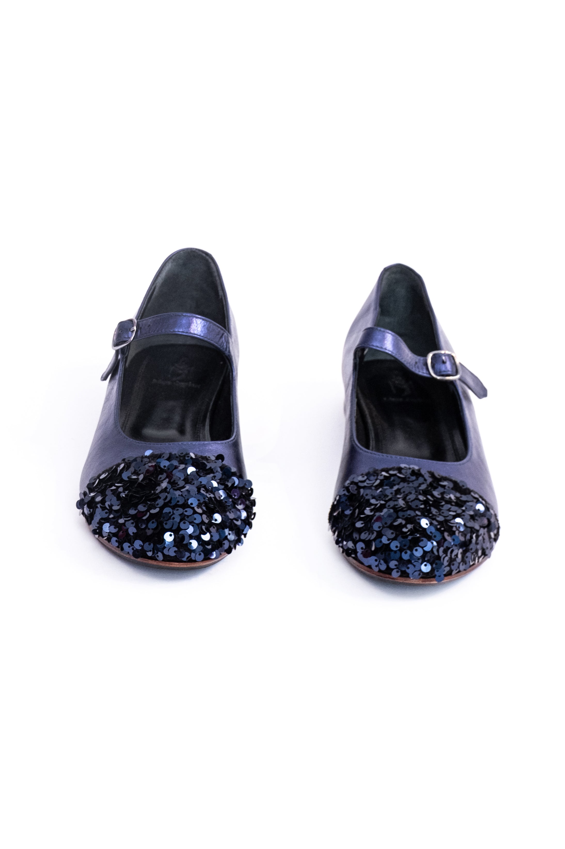 Handmade Ballerina Blue Glitter