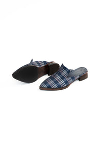 Handmade Mules Blue