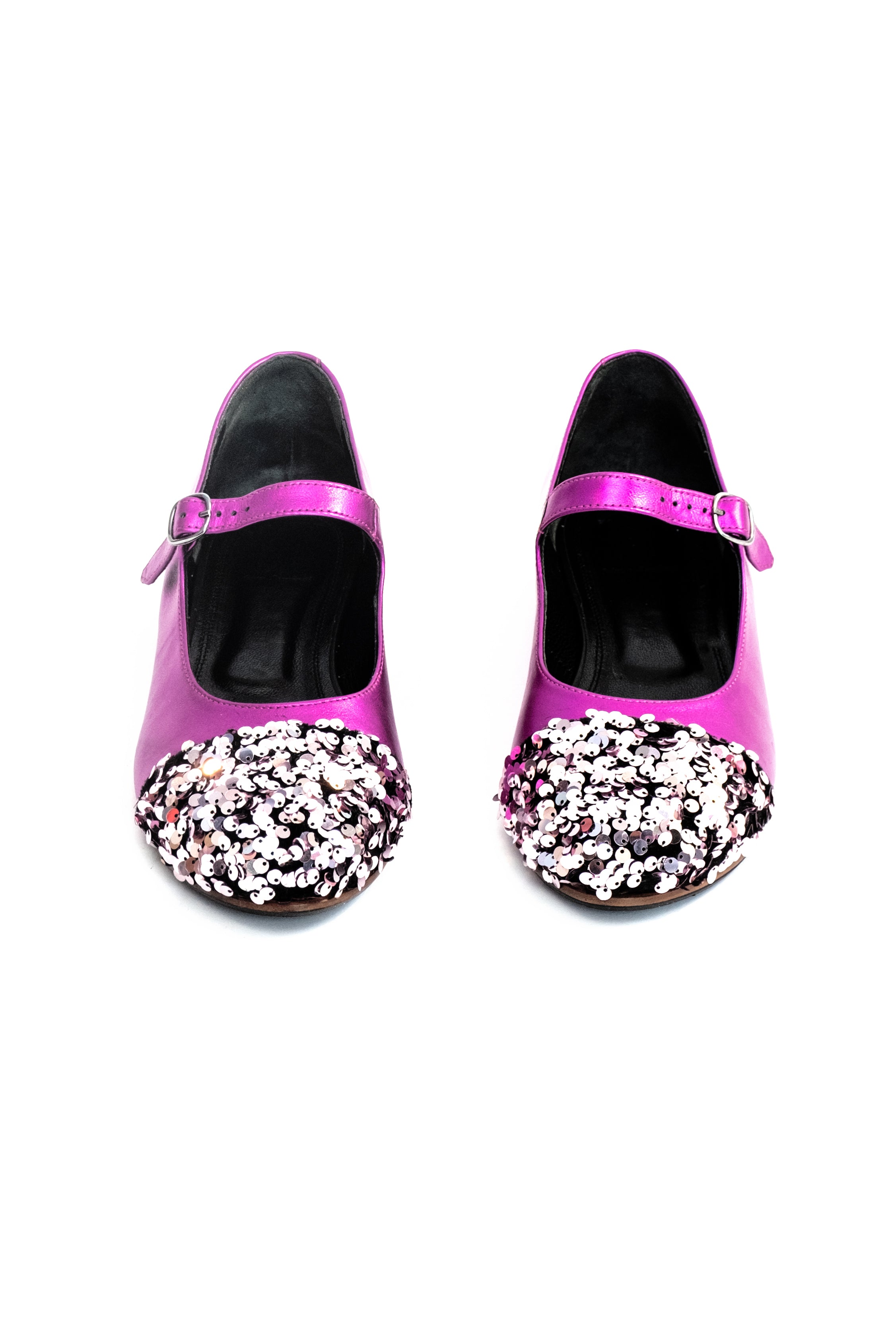 Handmade Ballerina Fuchsia Glitter